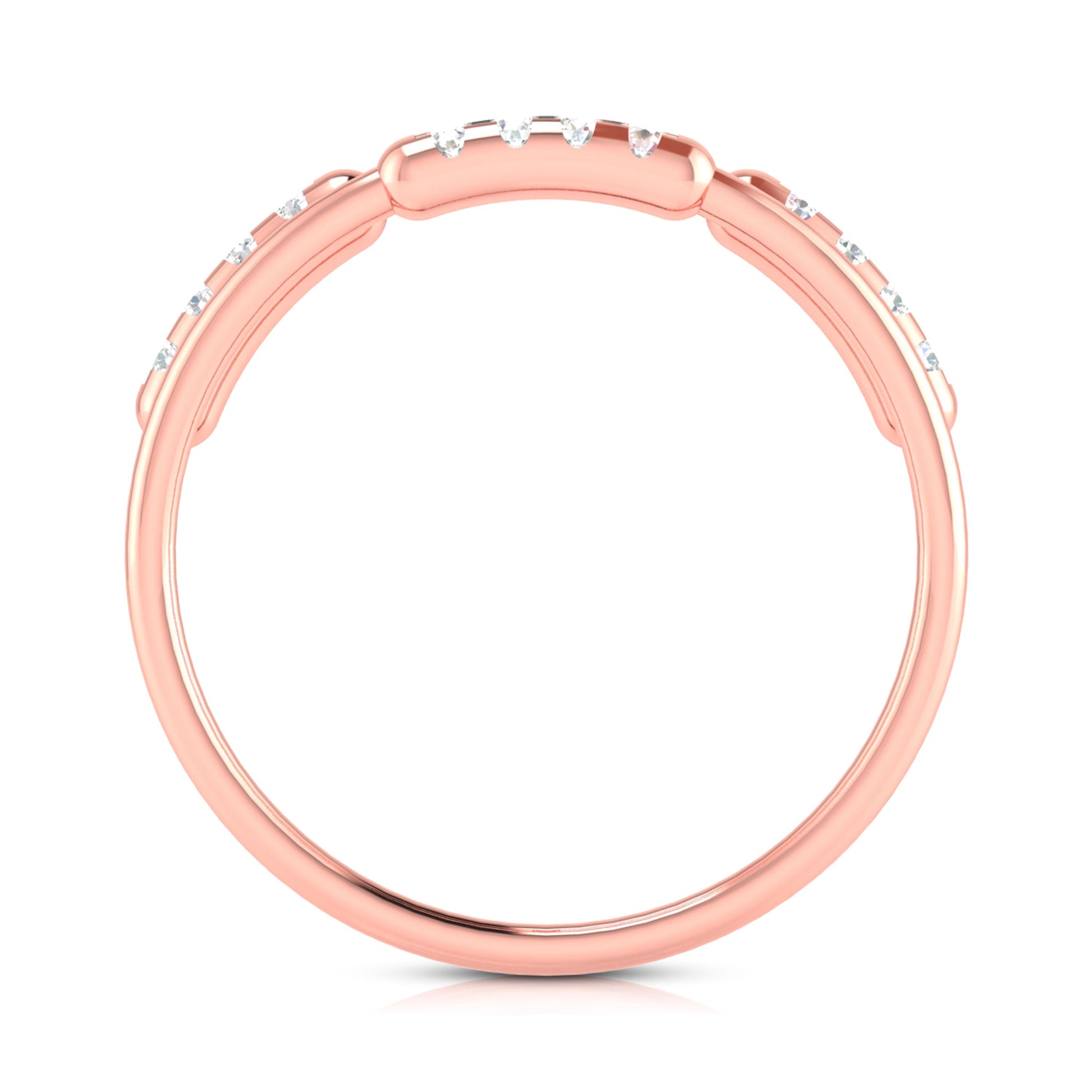 Hinge lab grown diamond ring trendy ring design Fiona Diamonds