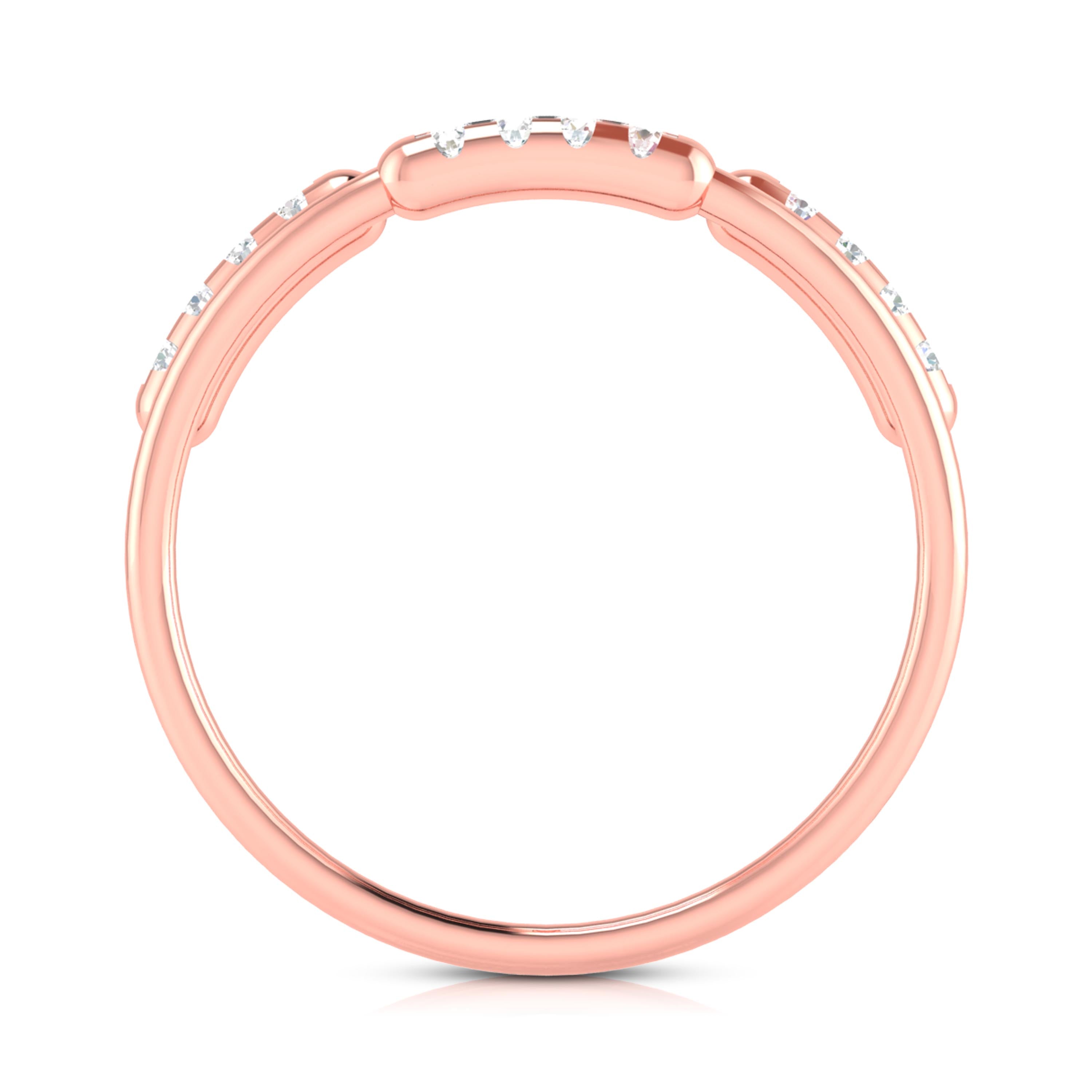 Hinge lab grown diamond ring trendy ring design Fiona Diamonds