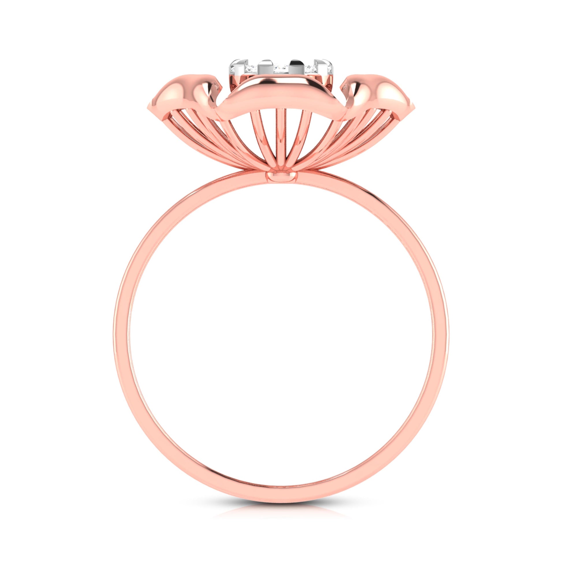 Camilla lab grown diamond ring trendy ring design Fiona Diamonds