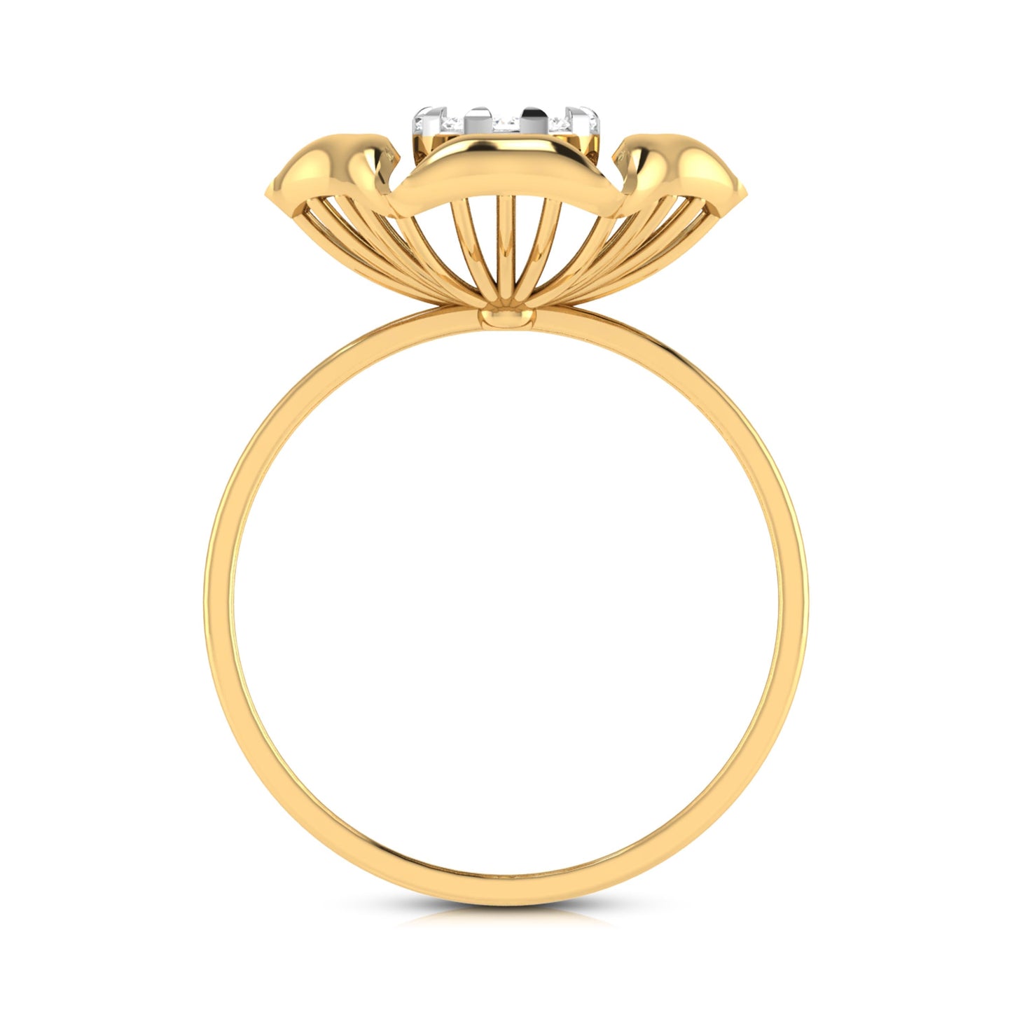 Load image into Gallery viewer, Camilla lab grown diamond ring trendy ring design Fiona Diamonds
