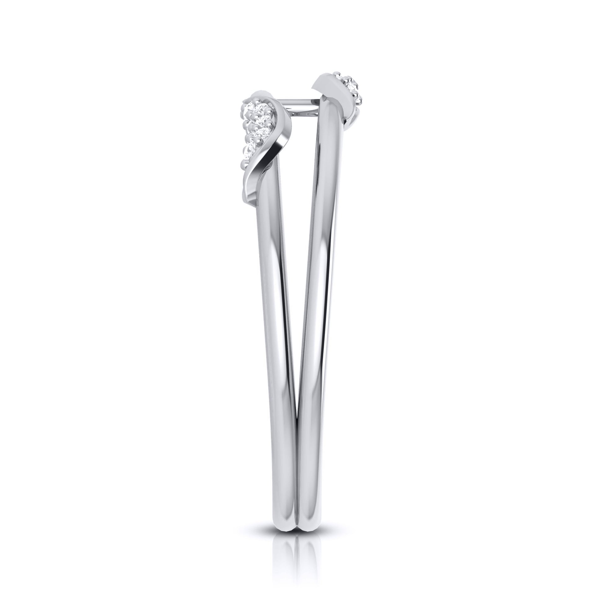 Decker lab grown diamond ring sleek ring Fiona Diamonds