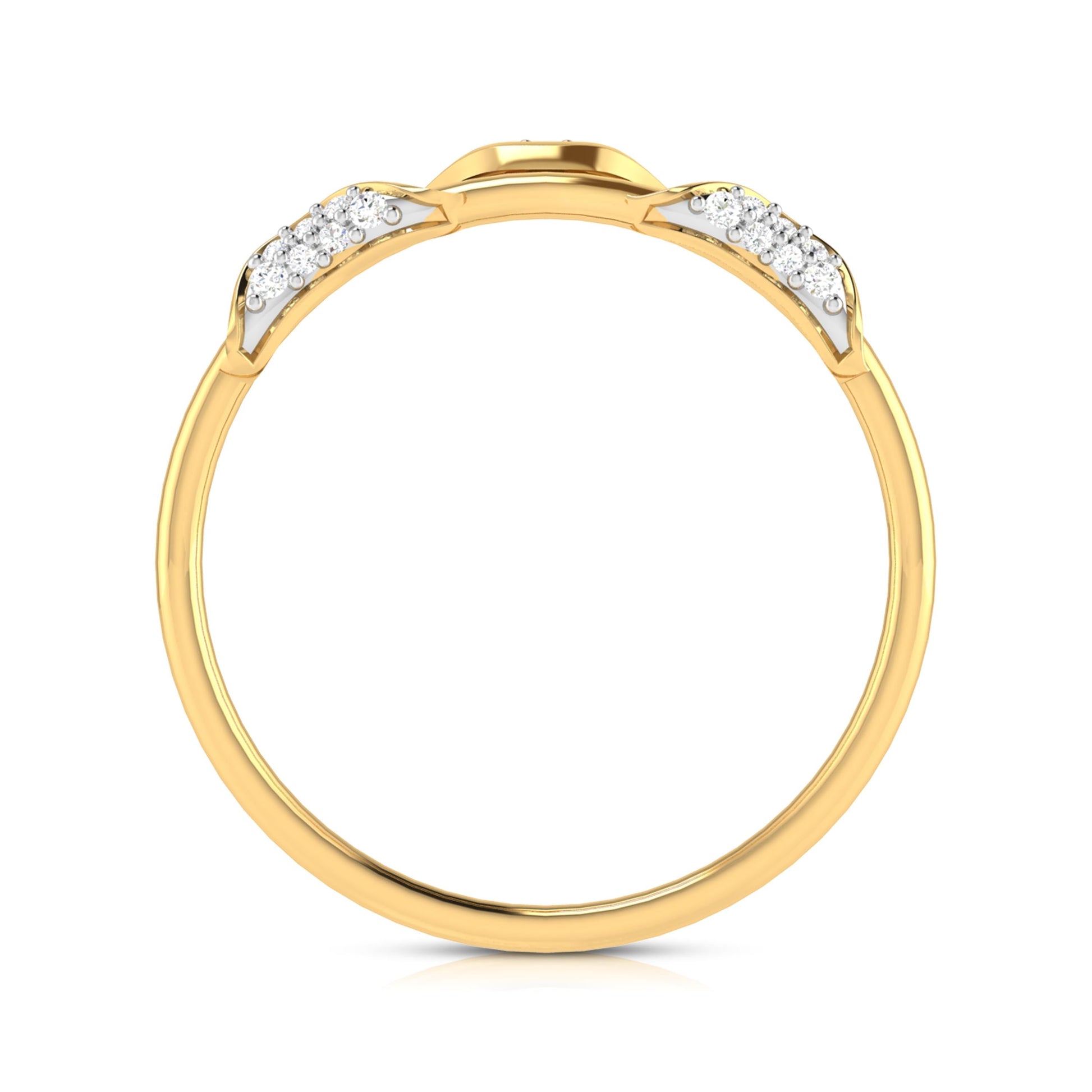 Decker lab grown diamond ring sleek ring Fiona Diamonds