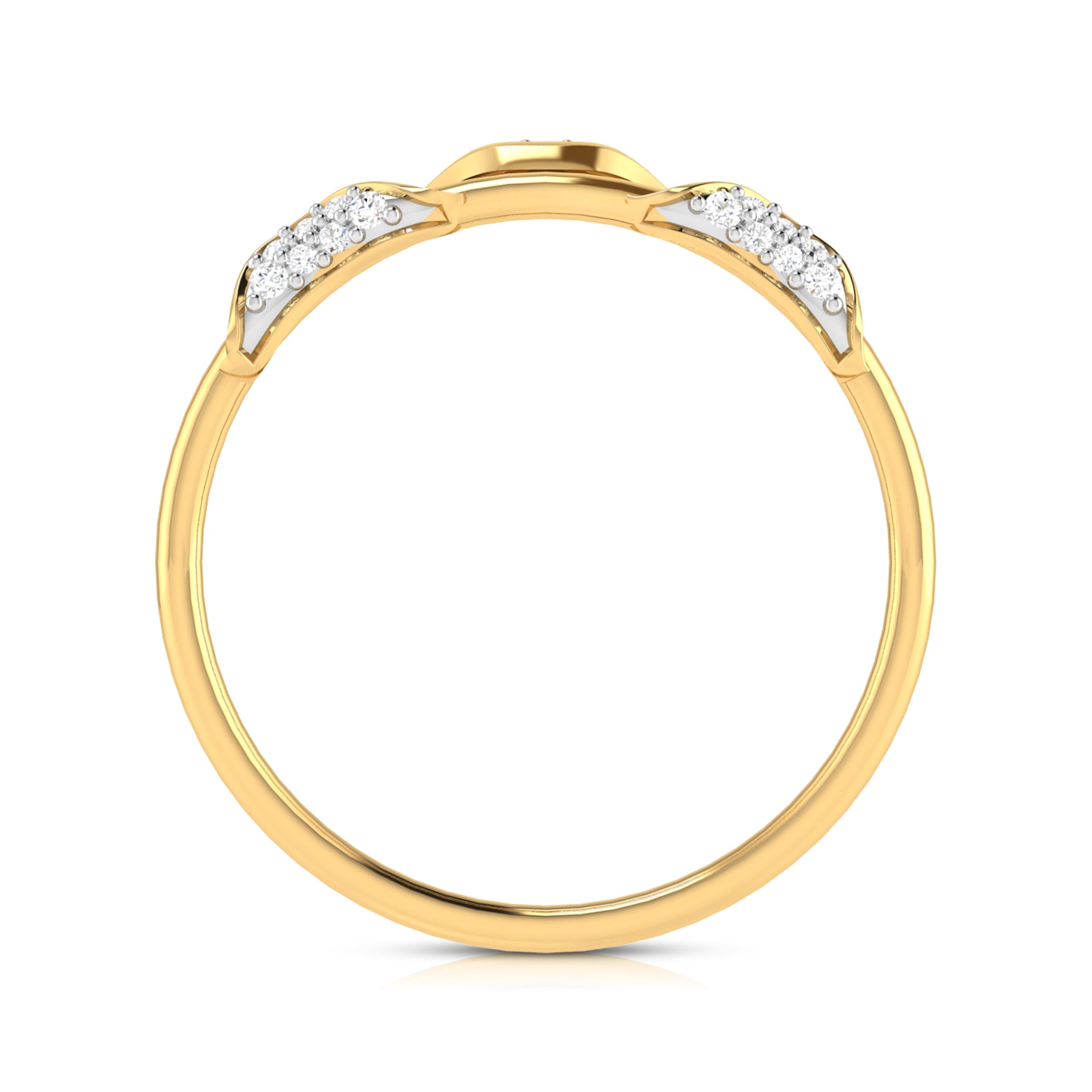 Decker lab grown diamond ring sleek ring Fiona Diamonds