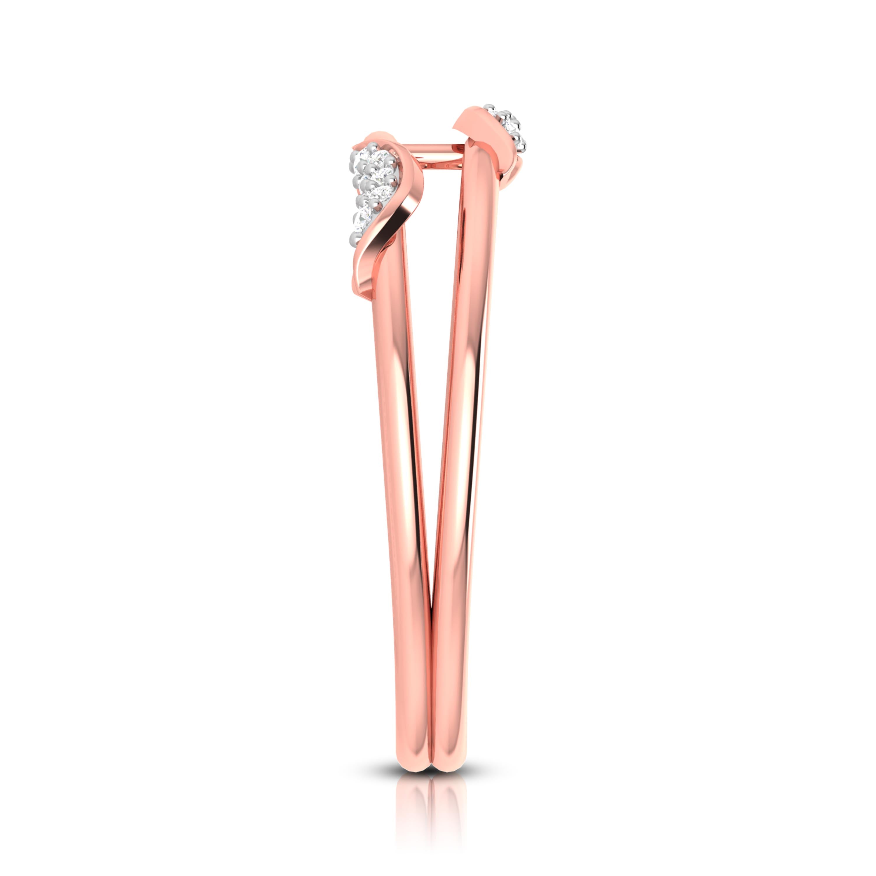 Decker lab grown diamond ring sleek ring Fiona Diamonds