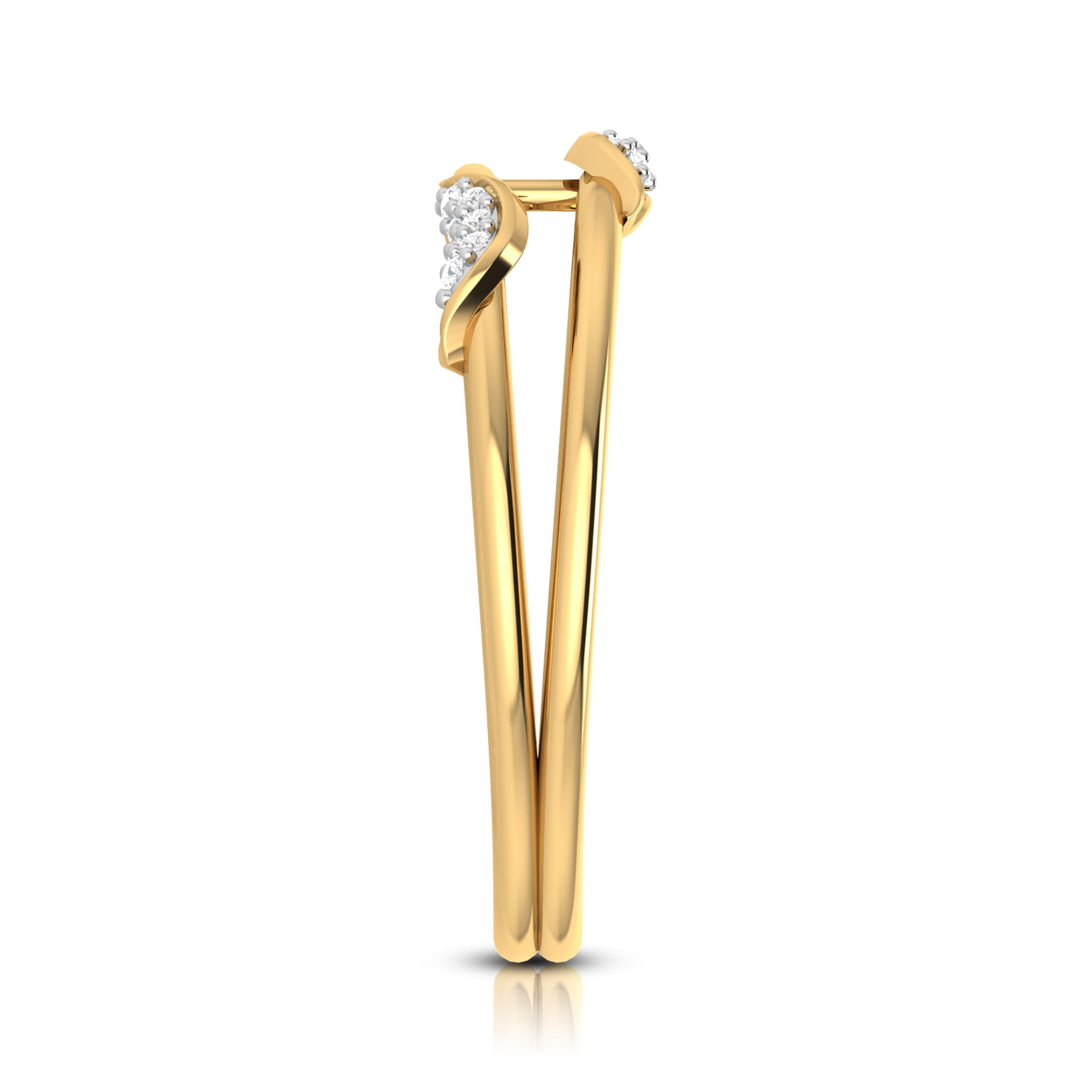 Decker lab grown diamond ring sleek ring Fiona Diamonds
