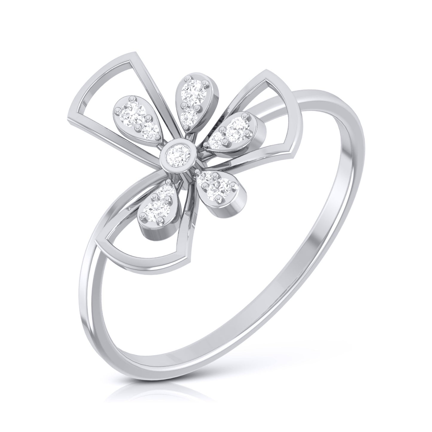 Comical lab grown diamond ring trendy ring design Fiona Diamonds