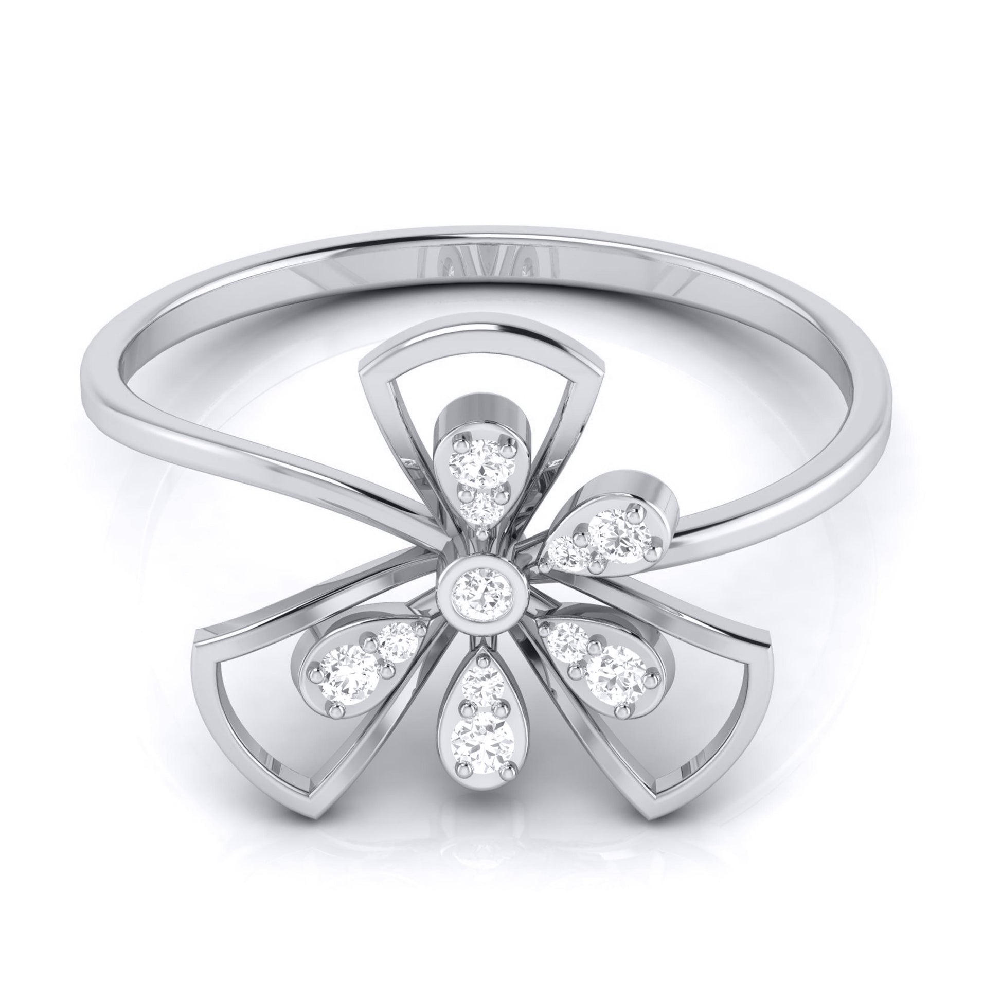 Comical lab grown diamond ring trendy ring design Fiona Diamonds