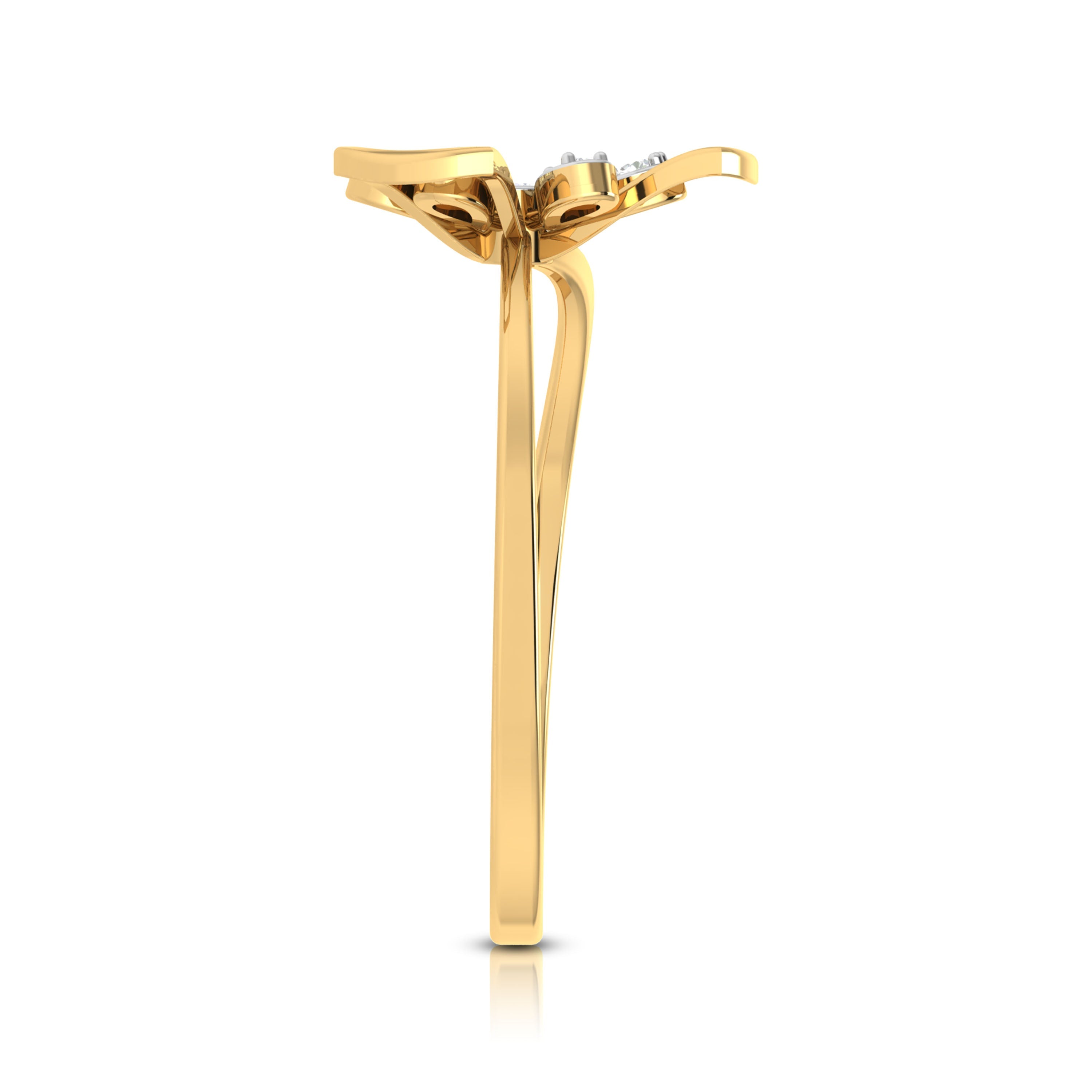 Comical lab grown diamond ring trendy ring design Fiona Diamonds