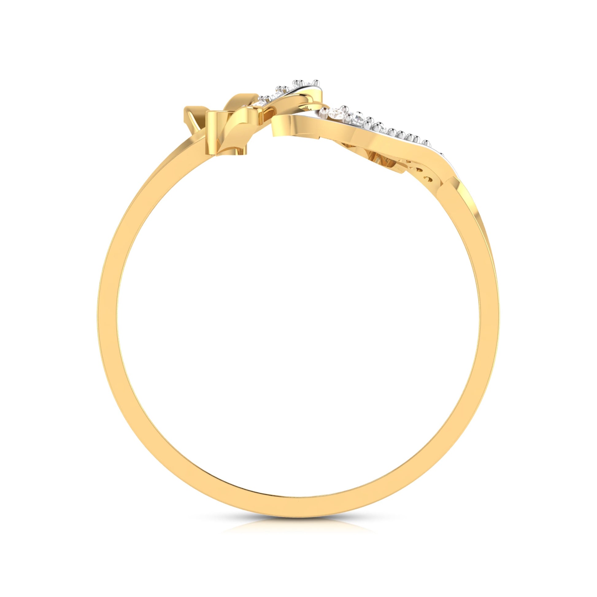 Dacia lab grown diamond ring sleek ring Fiona Diamonds