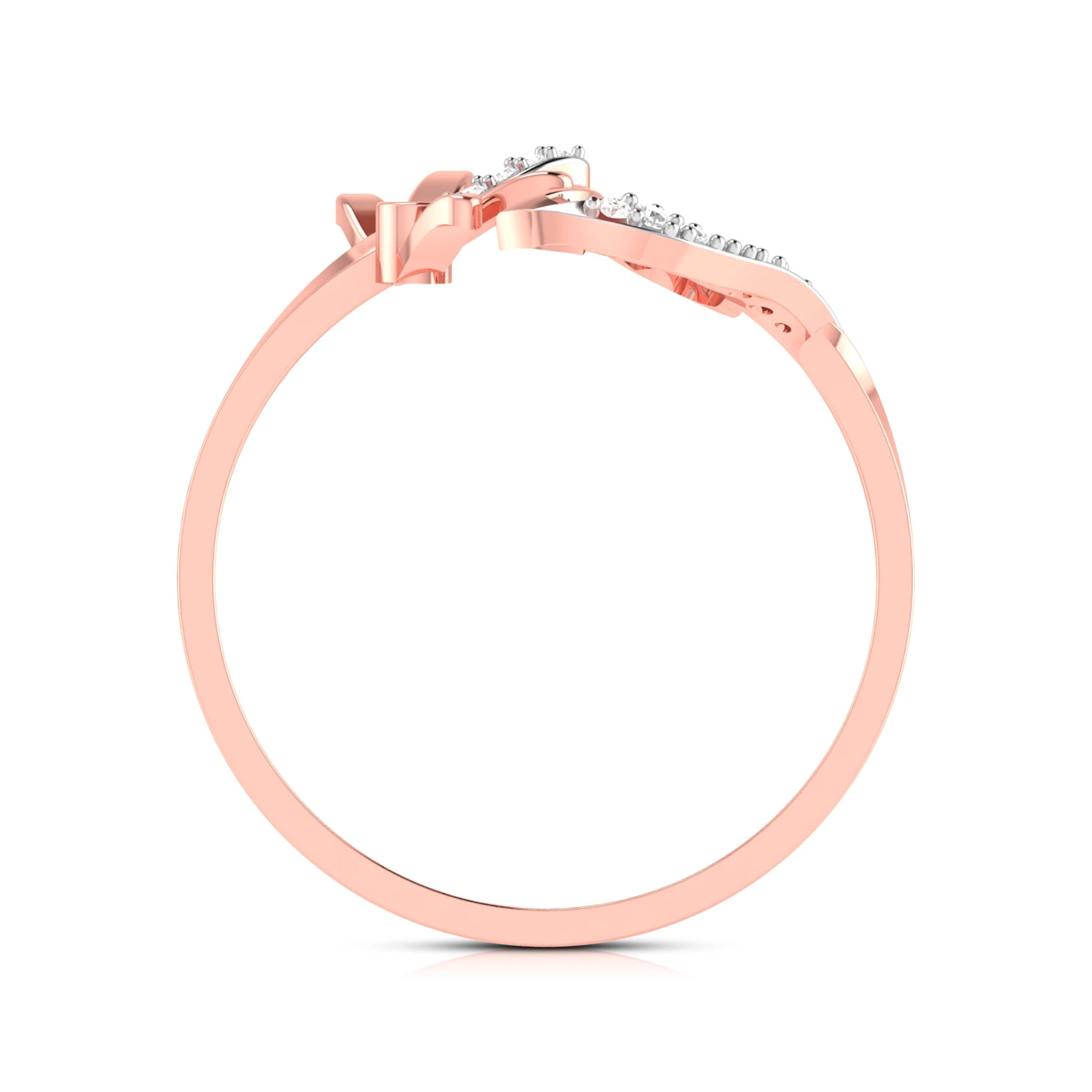 Dacia lab grown diamond ring sleek ring Fiona Diamonds