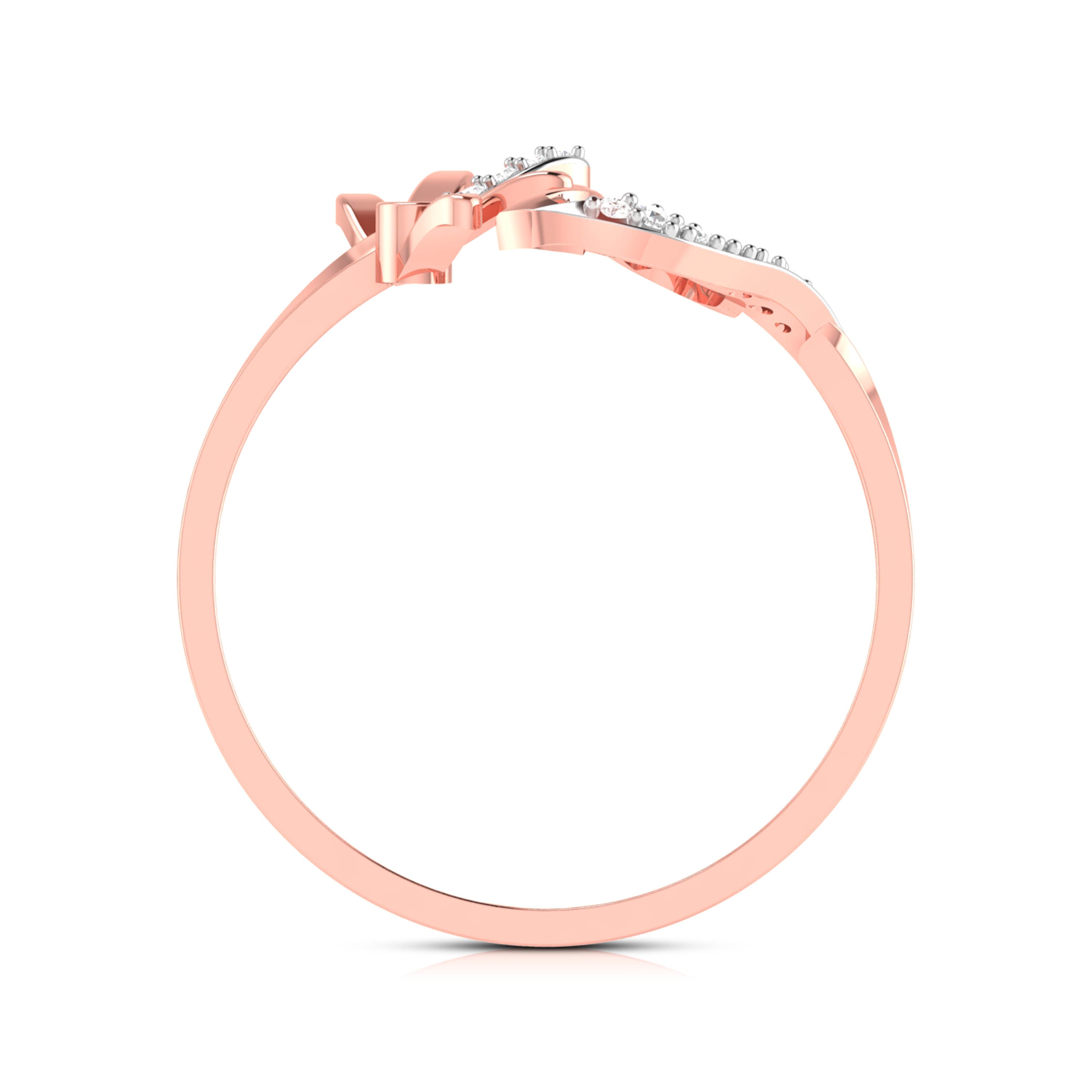 Dacia lab grown diamond ring sleek ring Fiona Diamonds