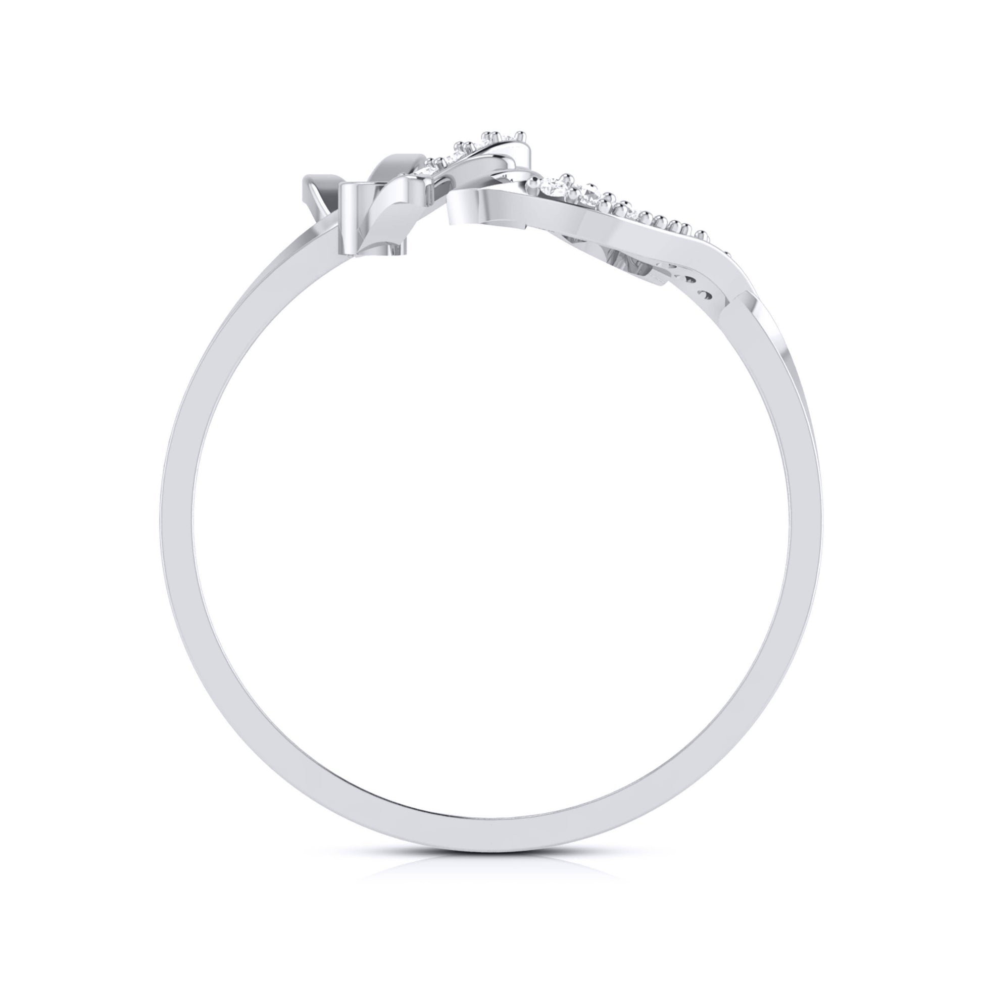 Dacia lab grown diamond ring sleek ring Fiona Diamonds