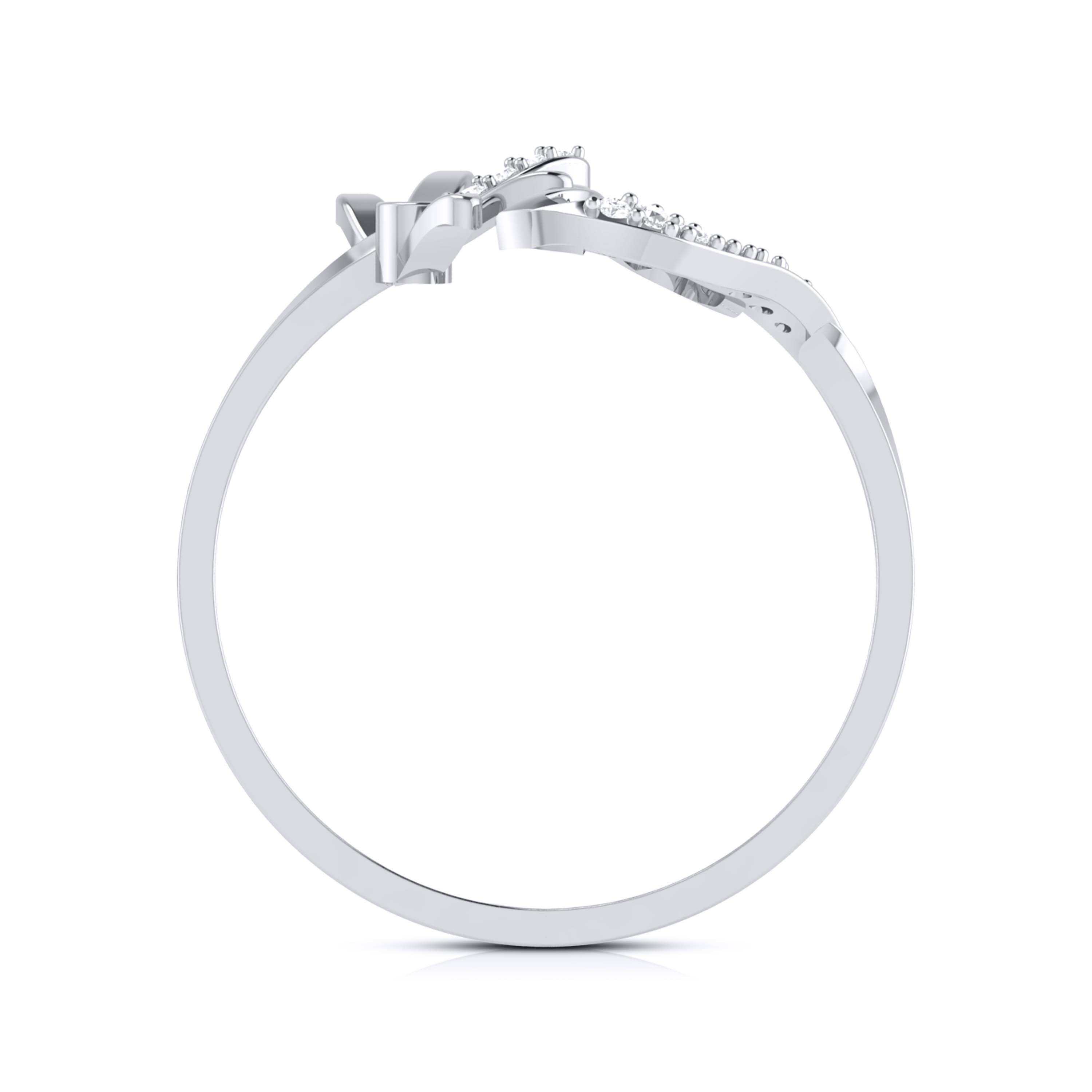 Dacia lab grown diamond ring sleek ring Fiona Diamonds