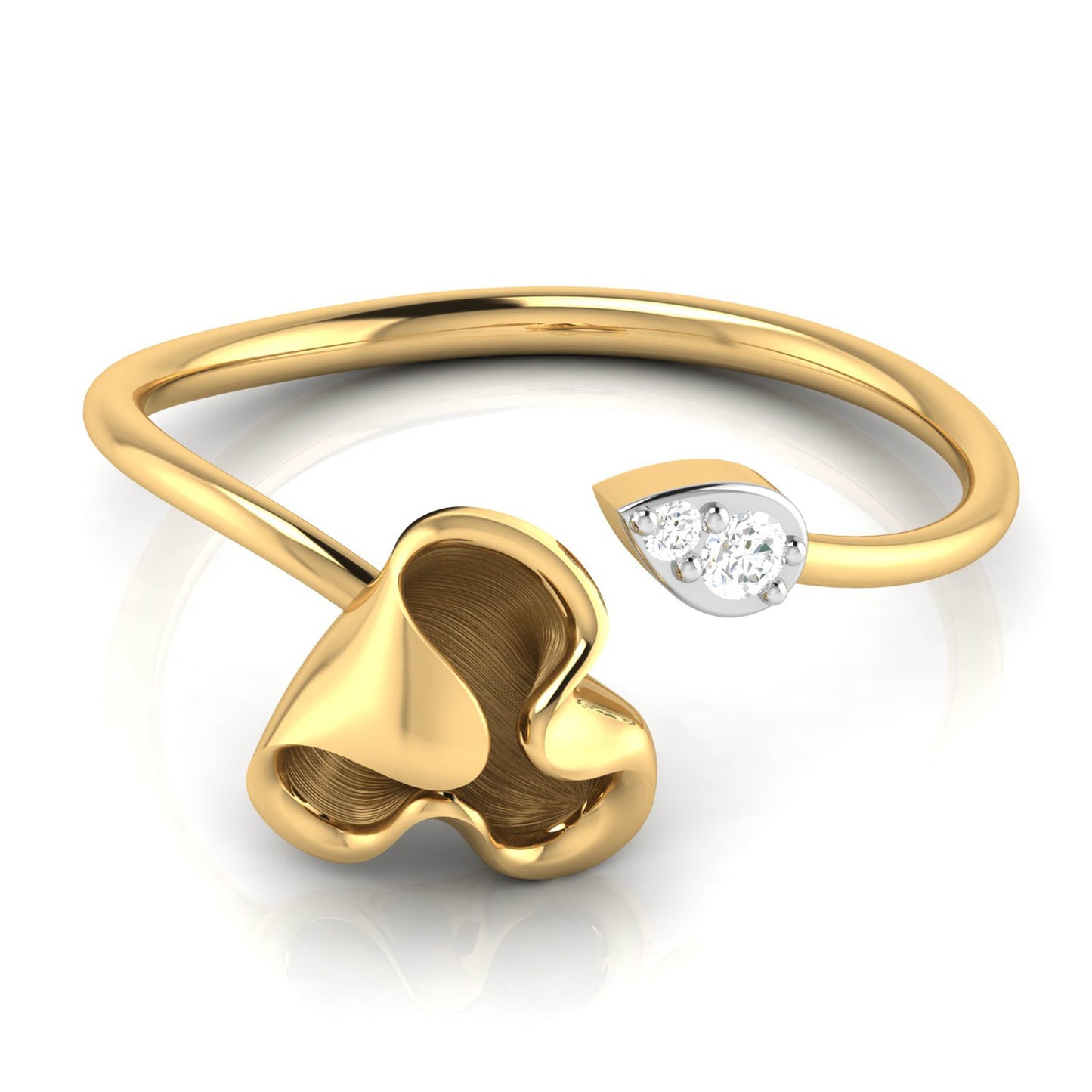 Load image into Gallery viewer, Darla lab grown diamond ring trendy ring design Fiona Diamonds
