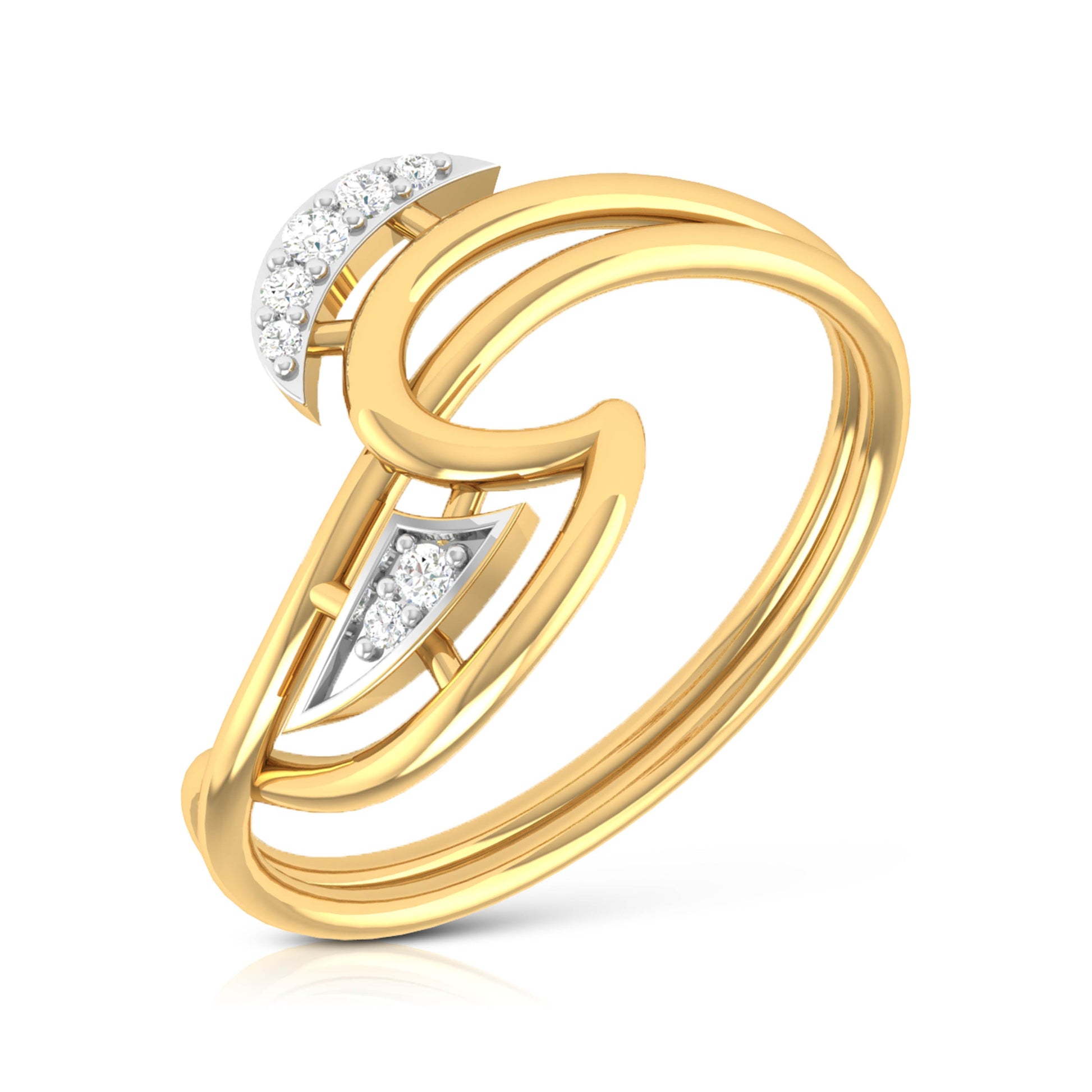 Zoyin lab grown diamond ring sleek ring Fiona Diamonds