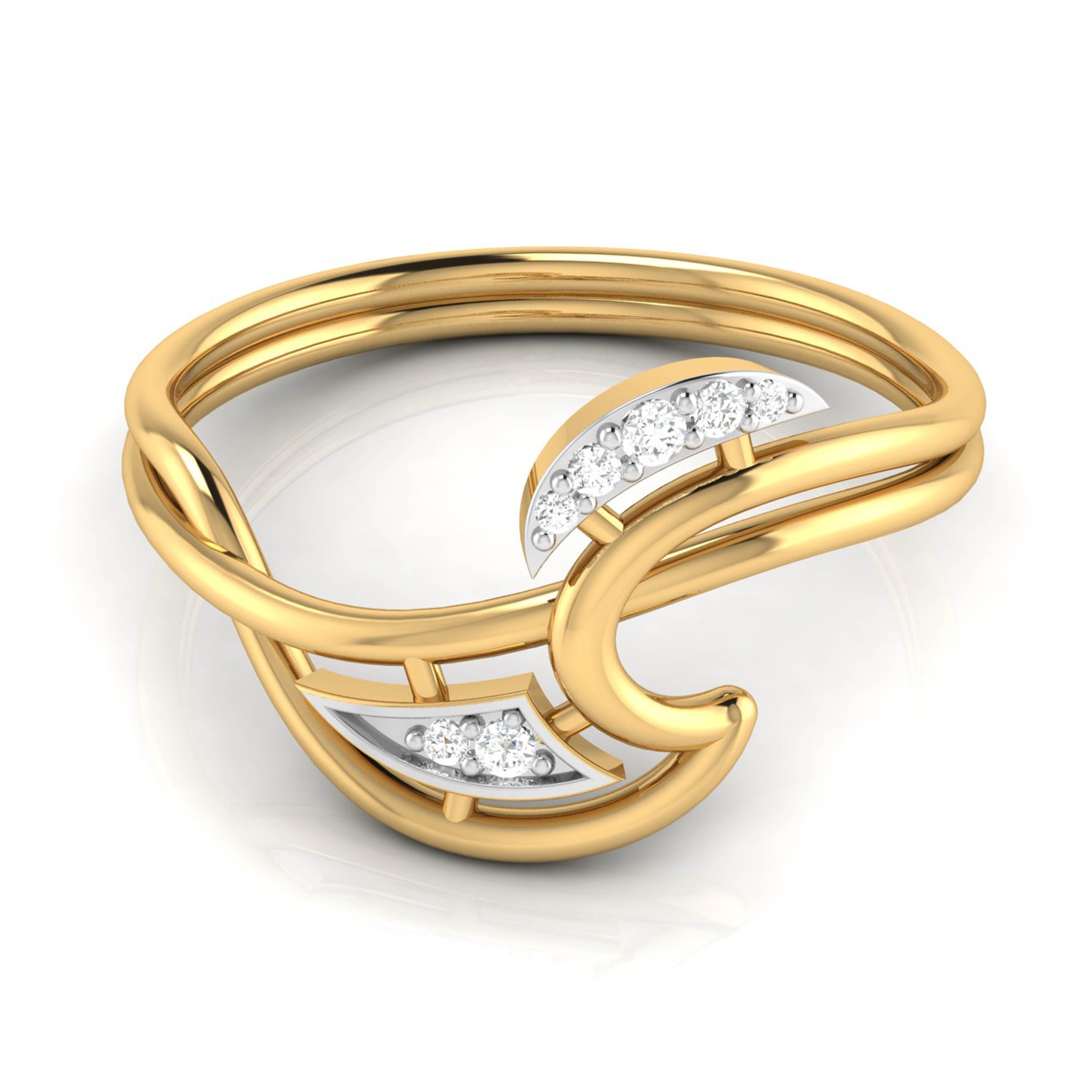 Zoyin lab grown diamond ring sleek ring Fiona Diamonds