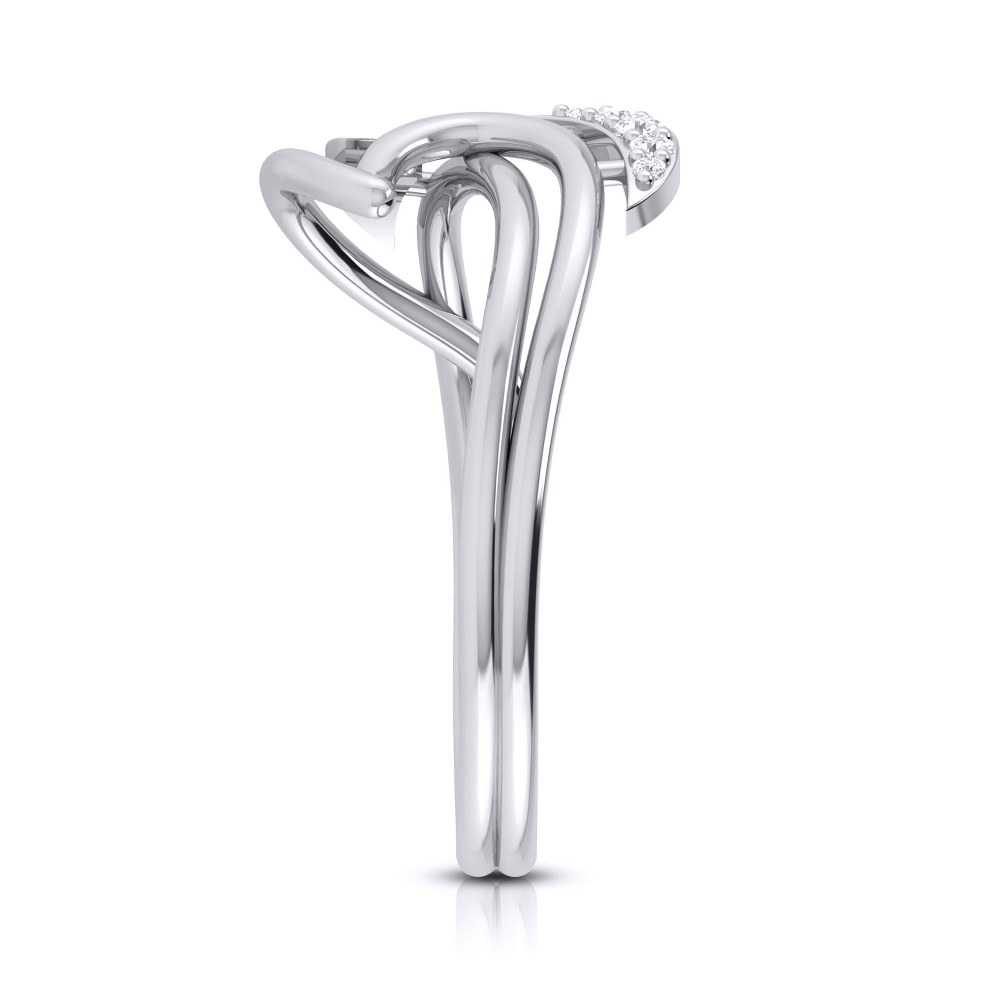 Zoyin lab grown diamond ring sleek ring Fiona Diamonds