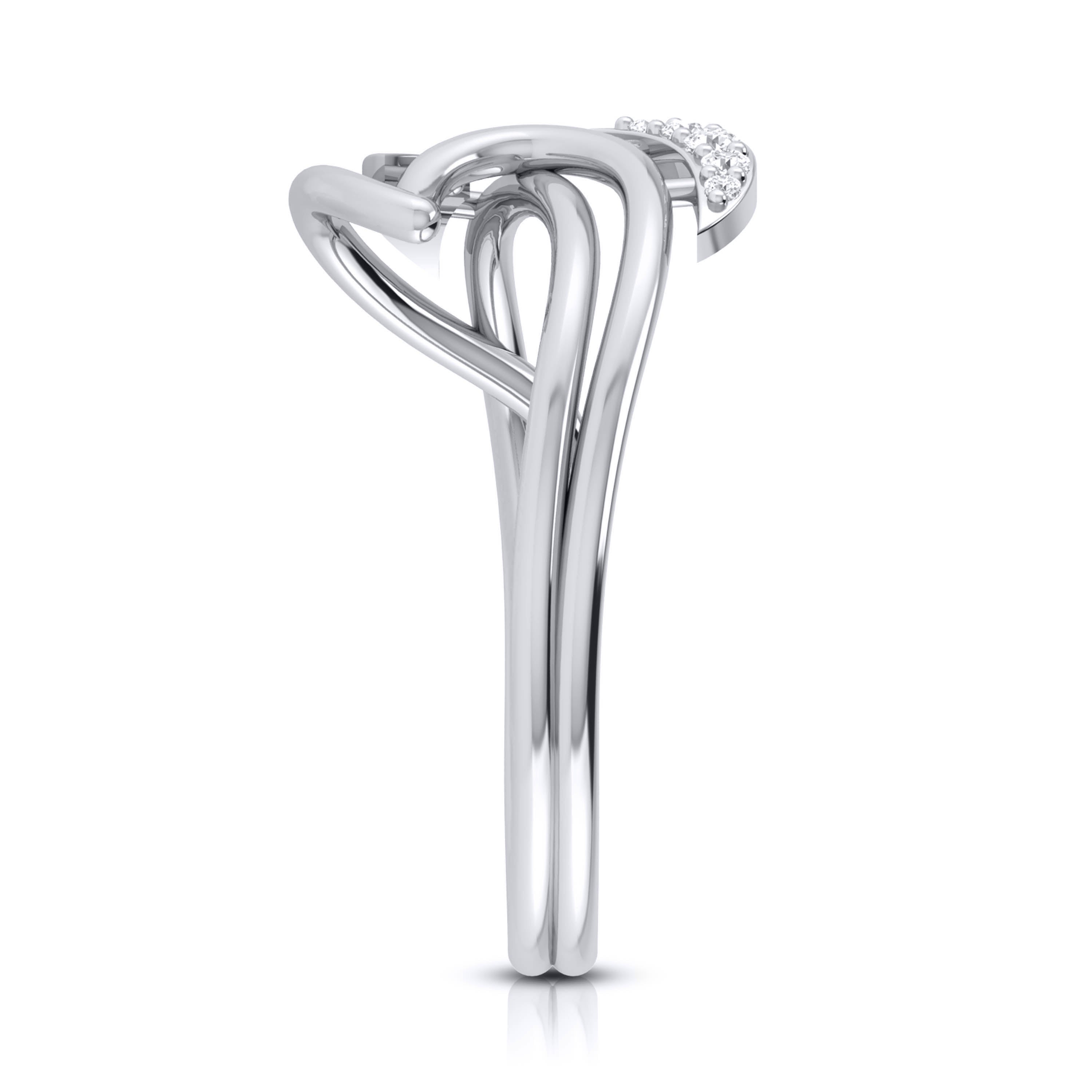 Zoyin lab grown diamond ring sleek ring Fiona Diamonds