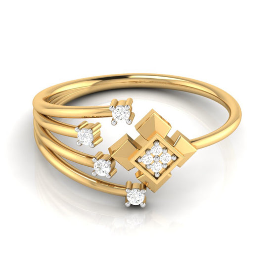 Load image into Gallery viewer, Branches lab grown diamond ring trendy ring design Fiona Diamonds
