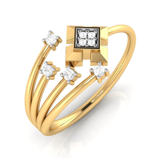 Load image into Gallery viewer, Branches lab grown diamond ring trendy ring design Fiona Diamonds
