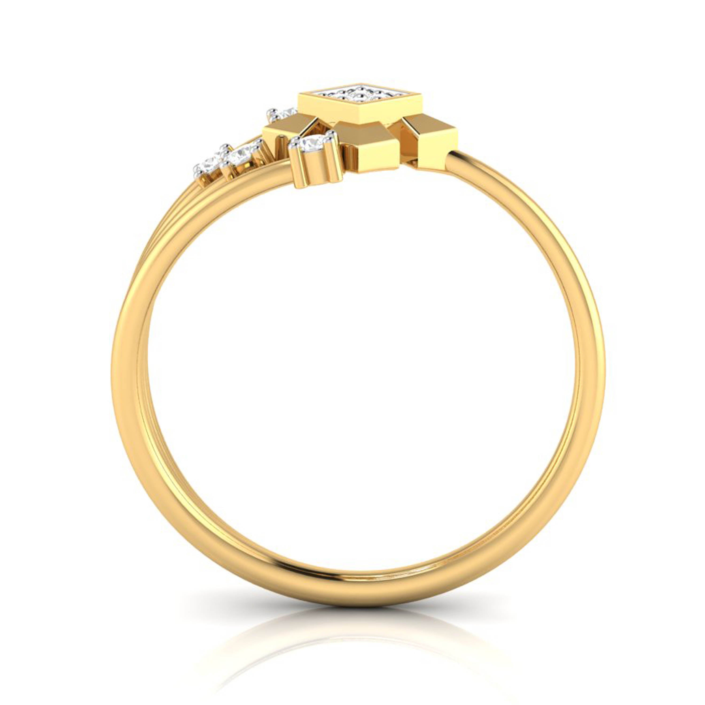 Branches lab grown diamond ring trendy ring design Fiona Diamonds