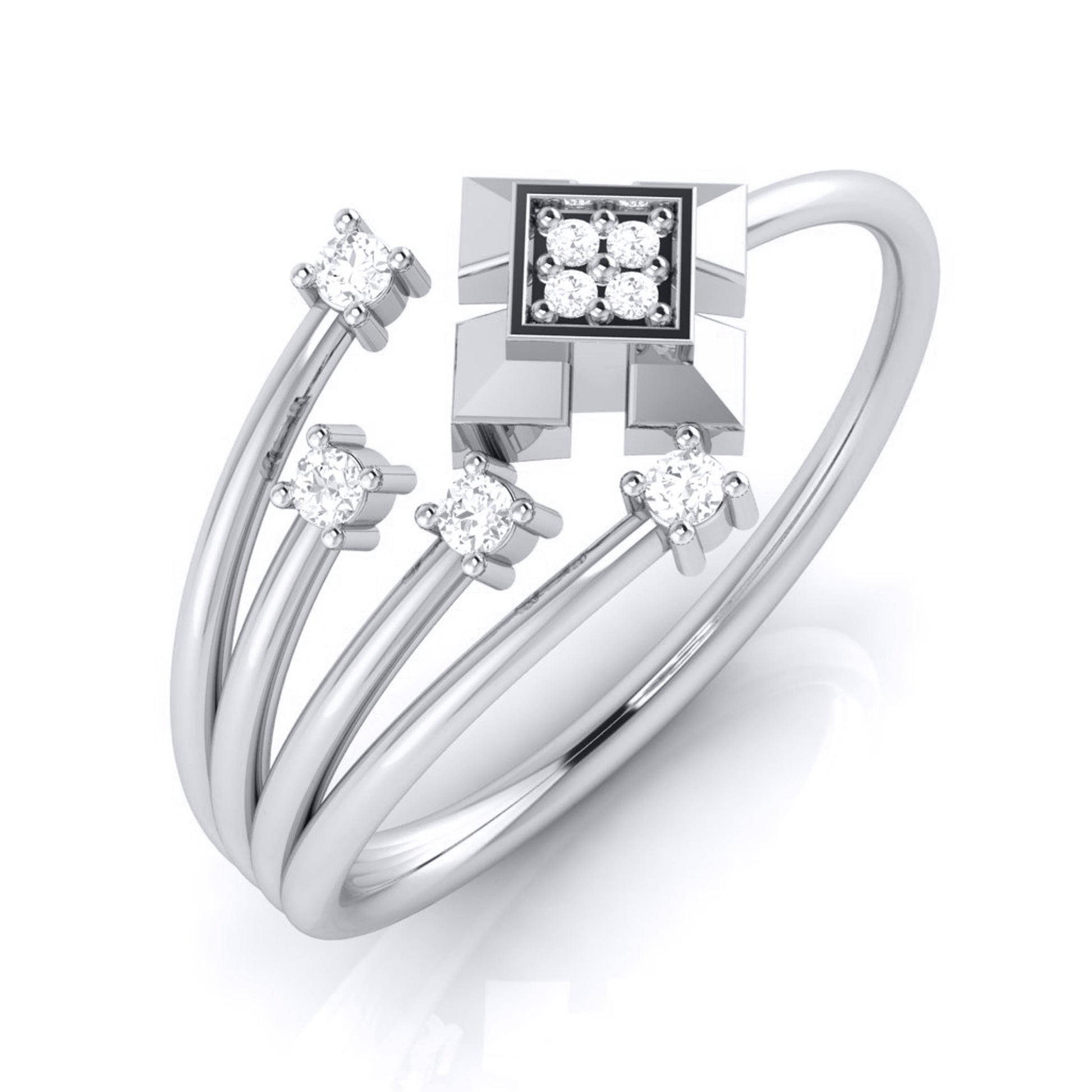 Branches lab grown diamond ring trendy ring design Fiona Diamonds