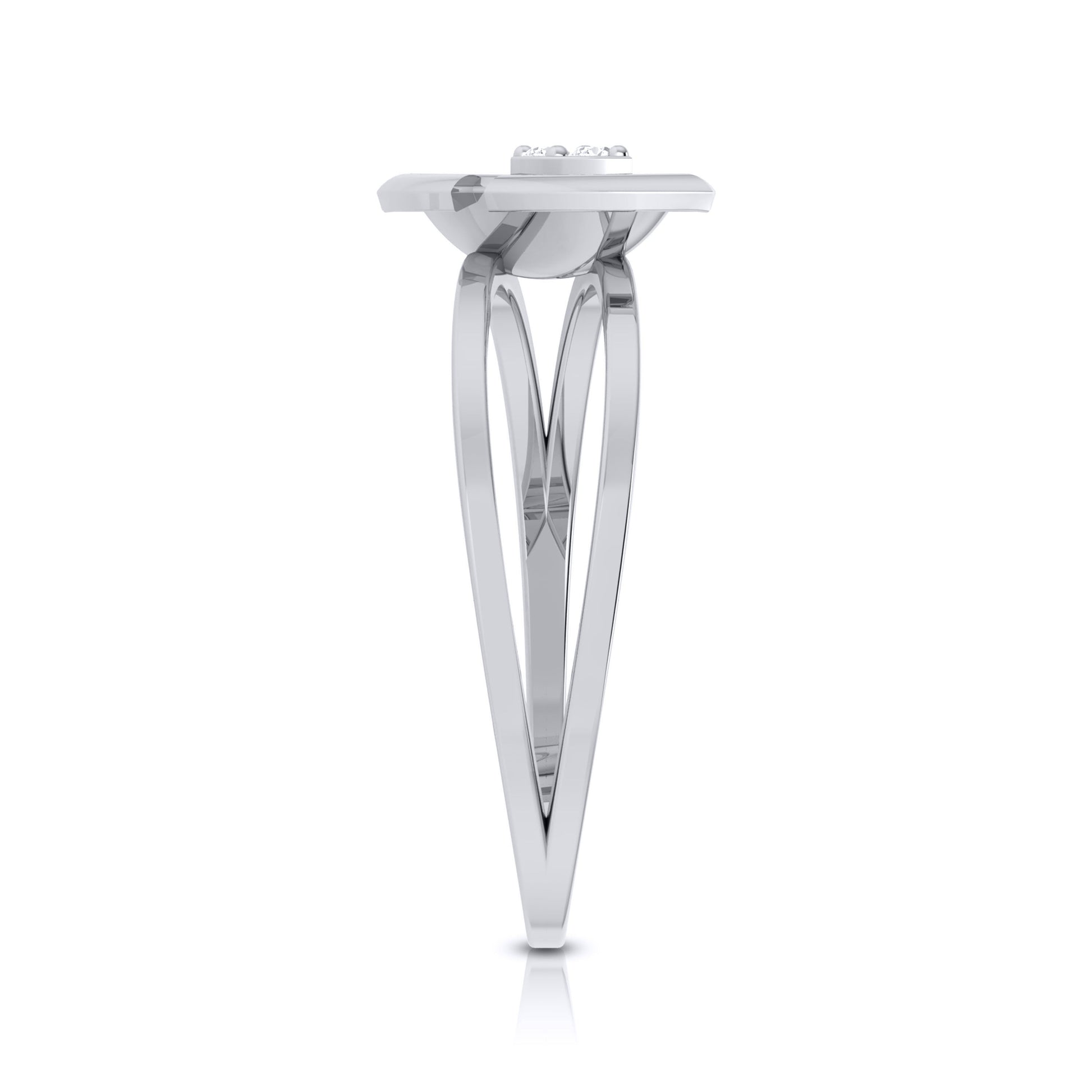 Encase lab grown diamond ring sleek ring Fiona Diamonds