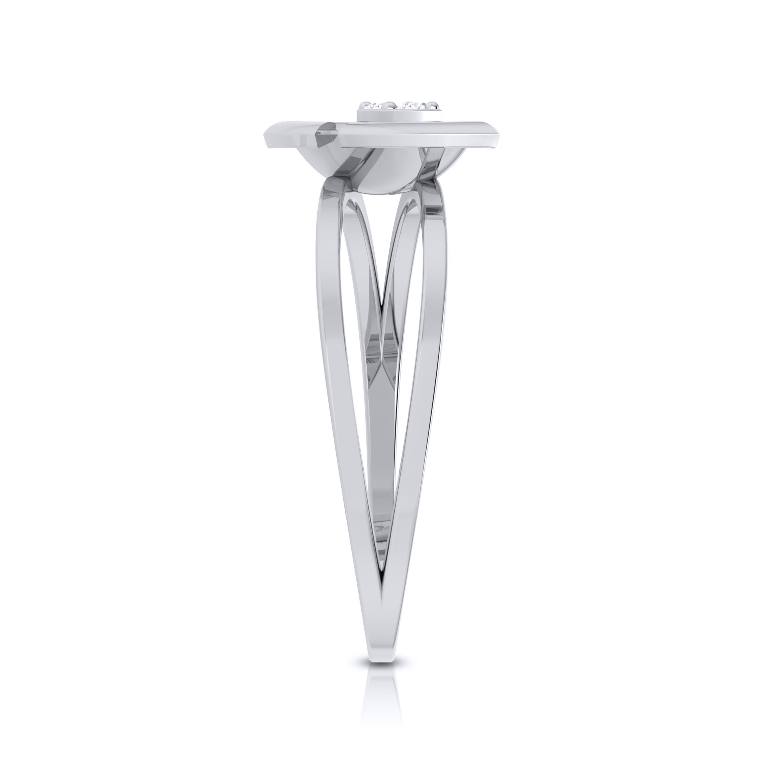 Encase lab grown diamond ring sleek ring Fiona Diamonds