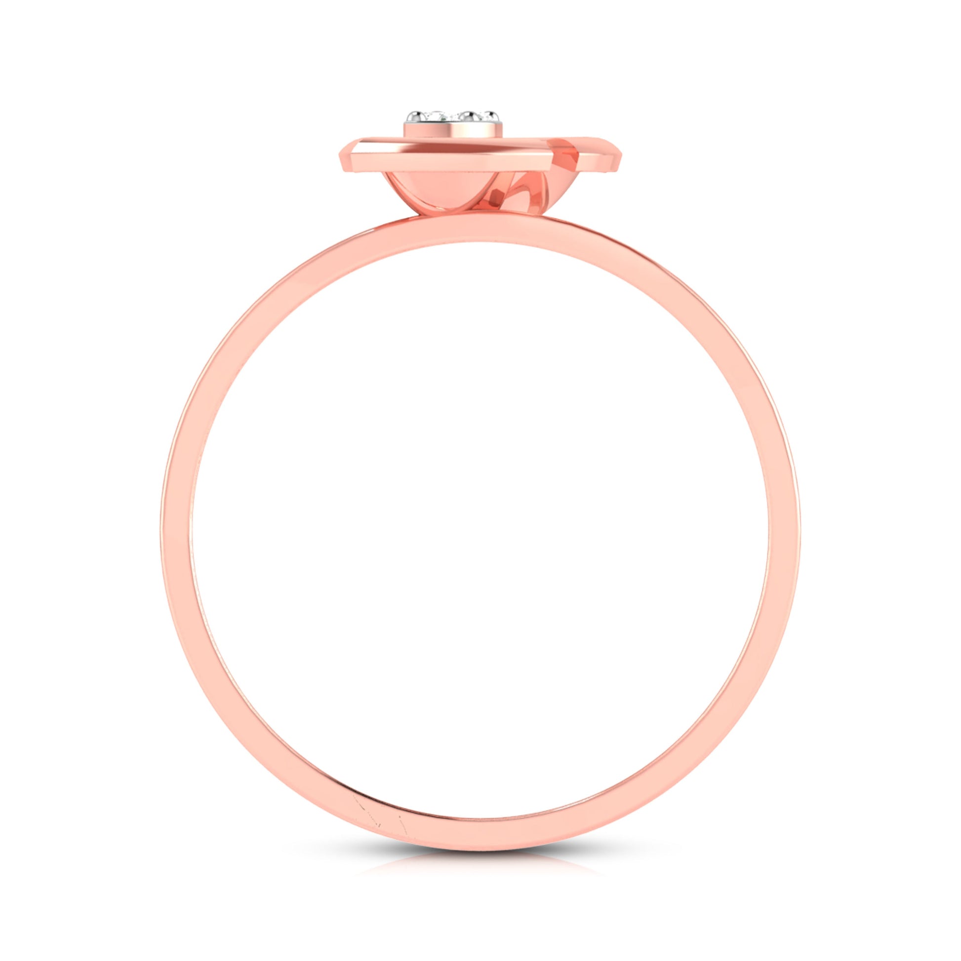 Encase lab grown diamond ring sleek ring Fiona Diamonds