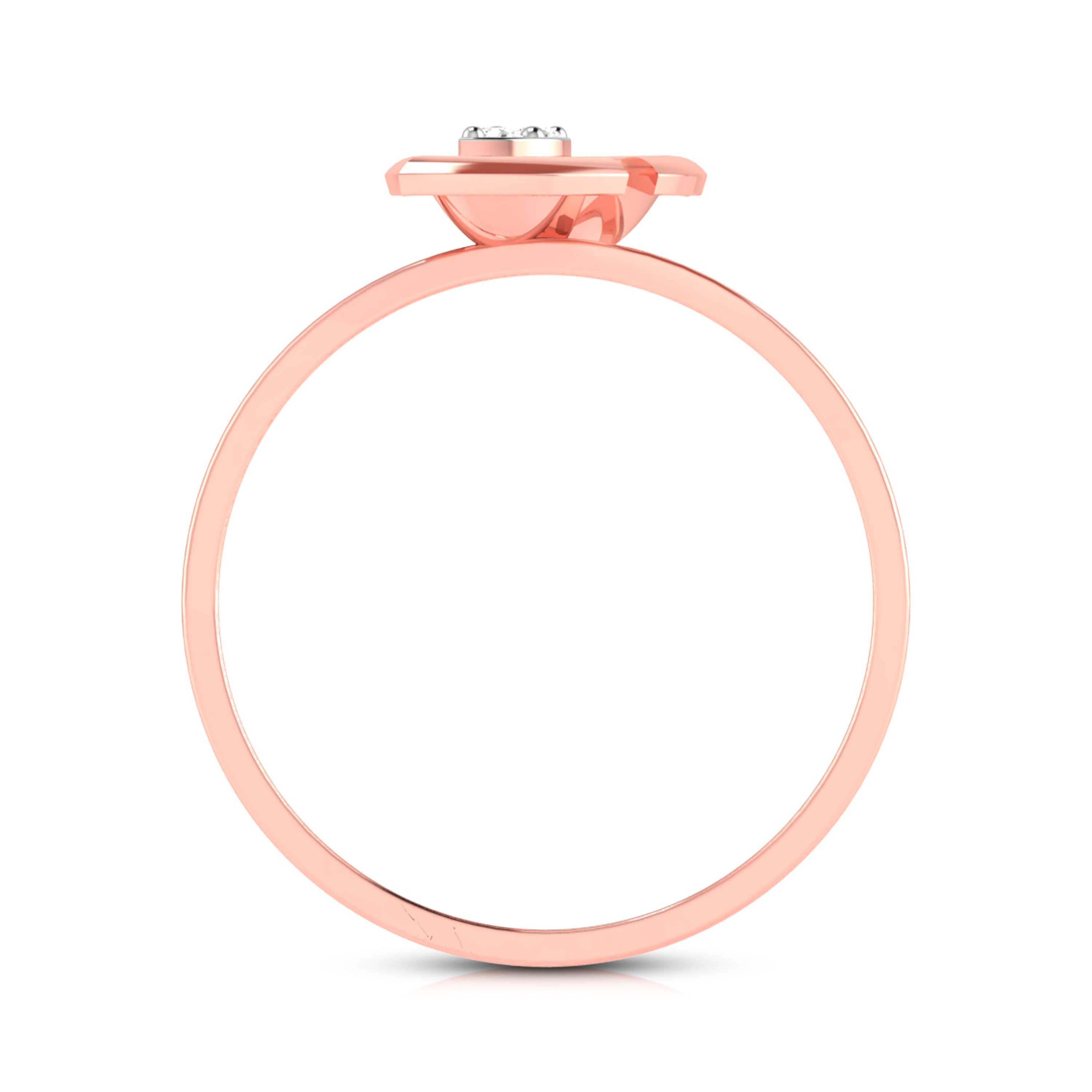 Encase lab grown diamond ring sleek ring Fiona Diamonds