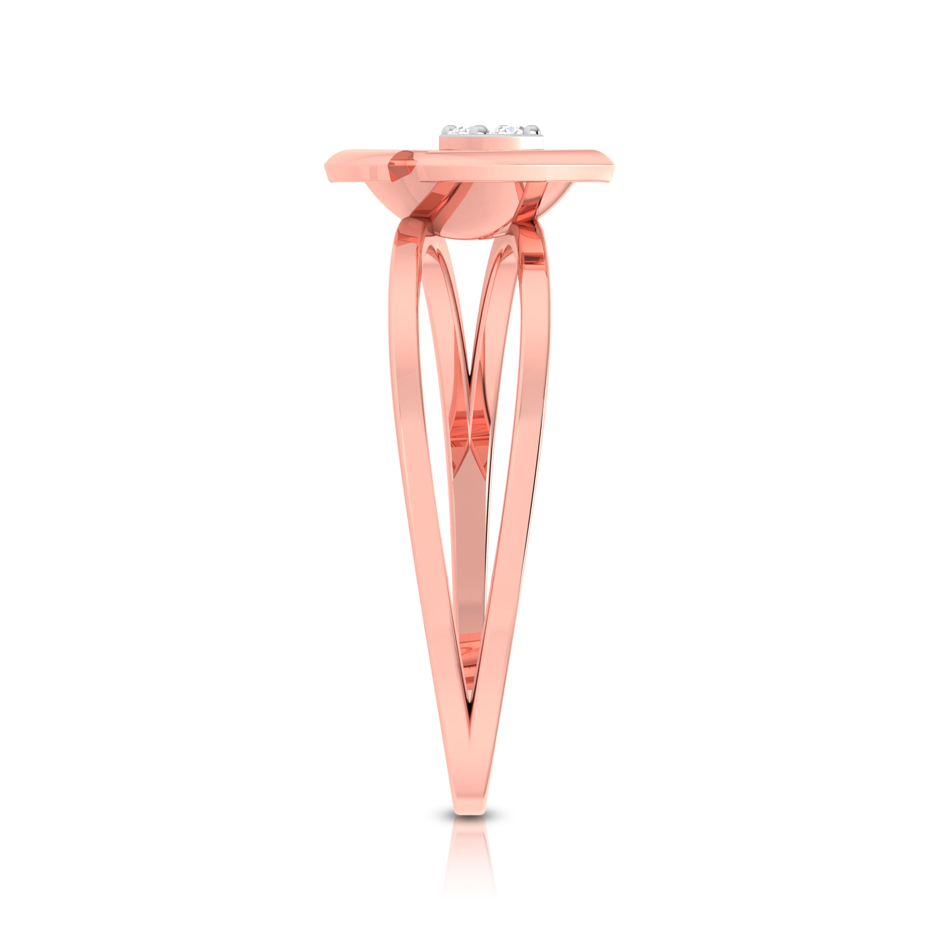 Encase lab grown diamond ring sleek ring Fiona Diamonds