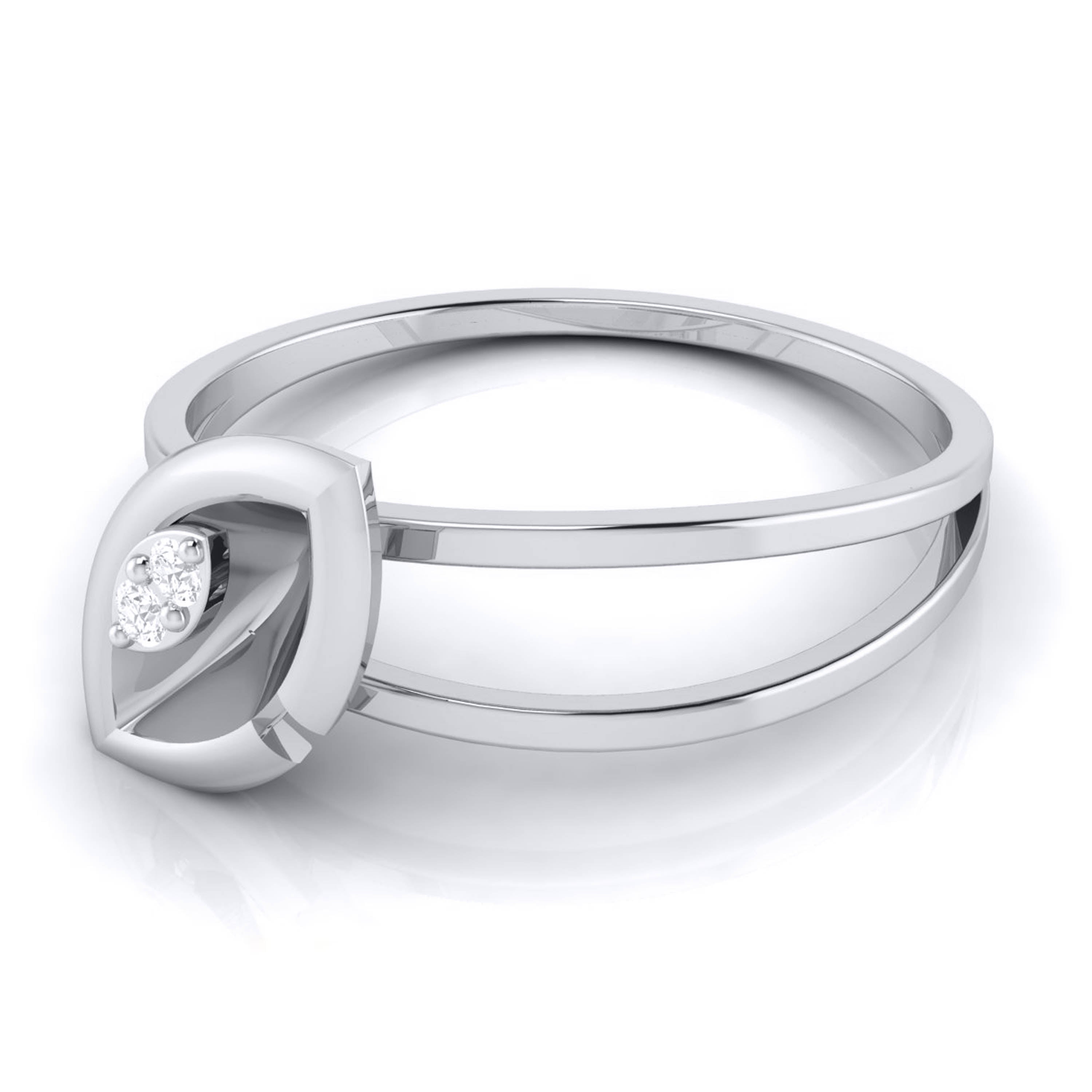 Encase lab grown diamond ring sleek ring Fiona Diamonds
