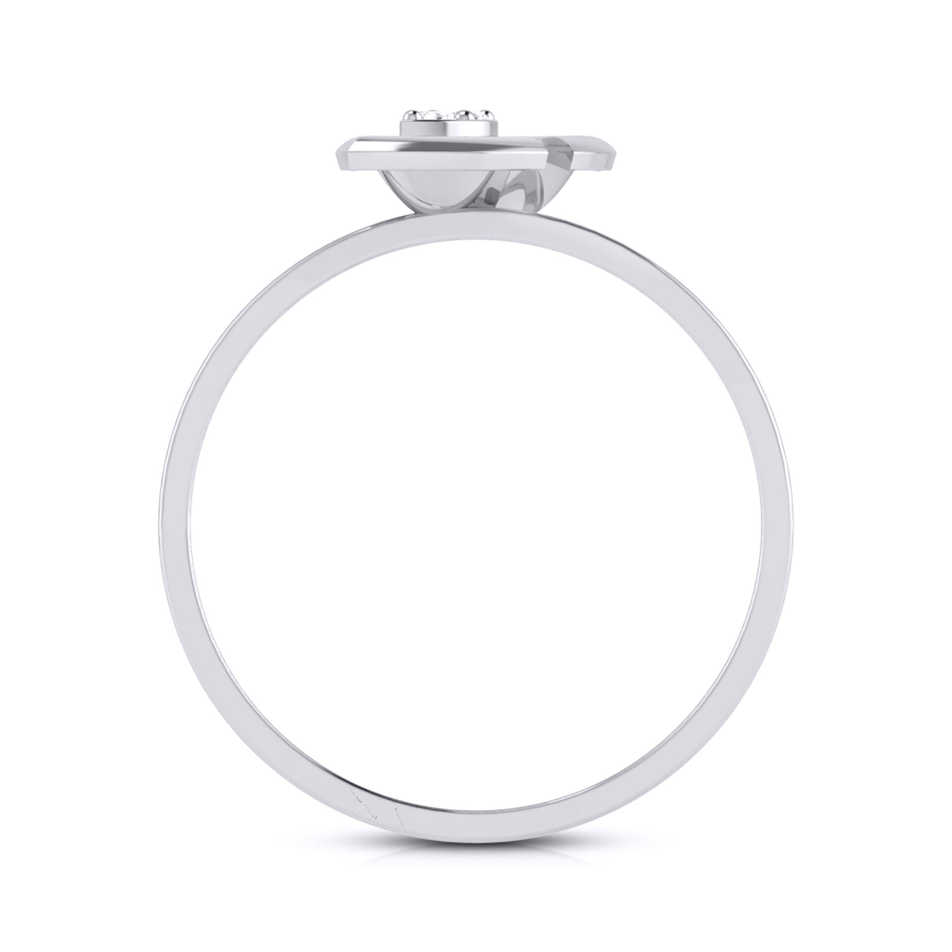 Encase lab grown diamond ring sleek ring Fiona Diamonds