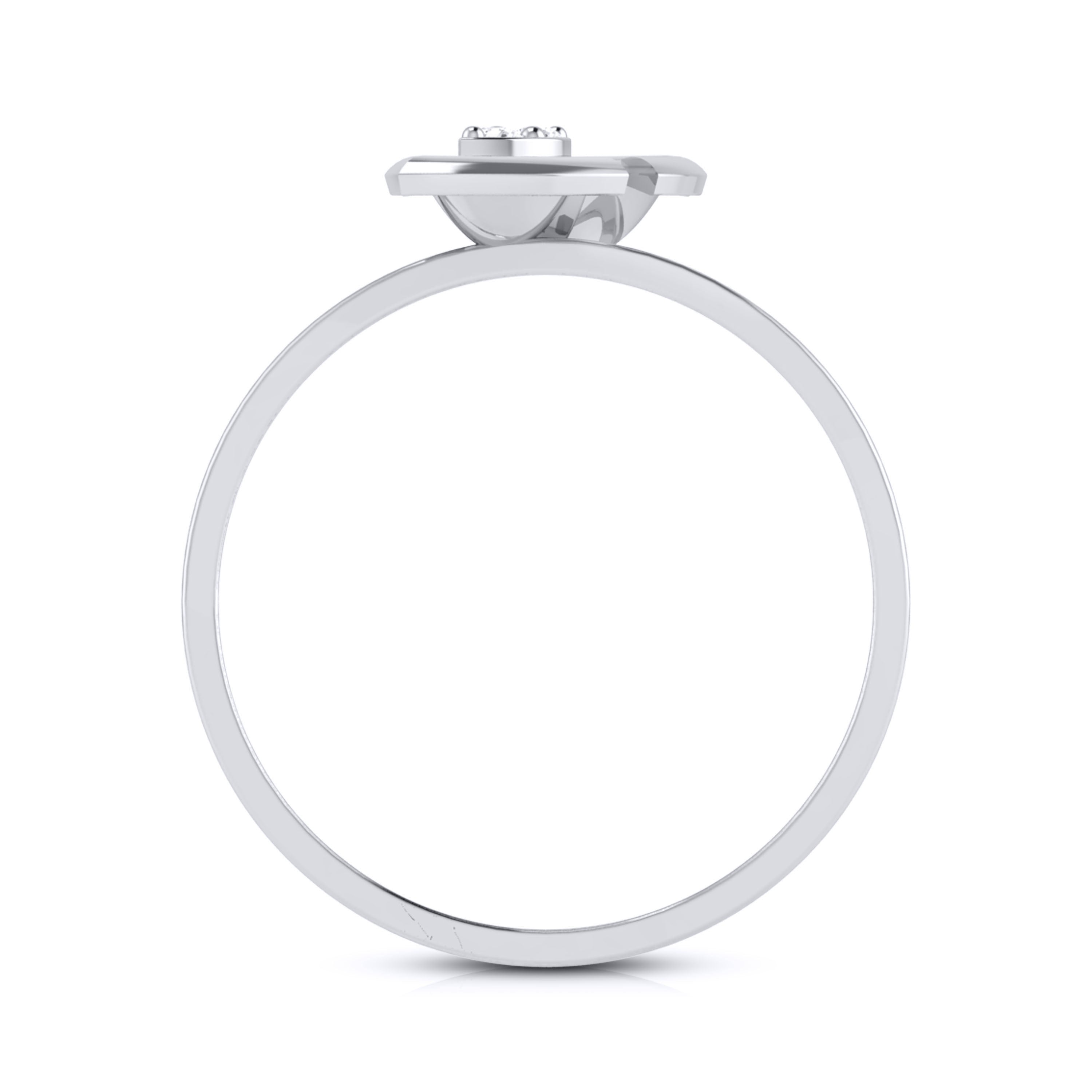 Encase lab grown diamond ring sleek ring Fiona Diamonds