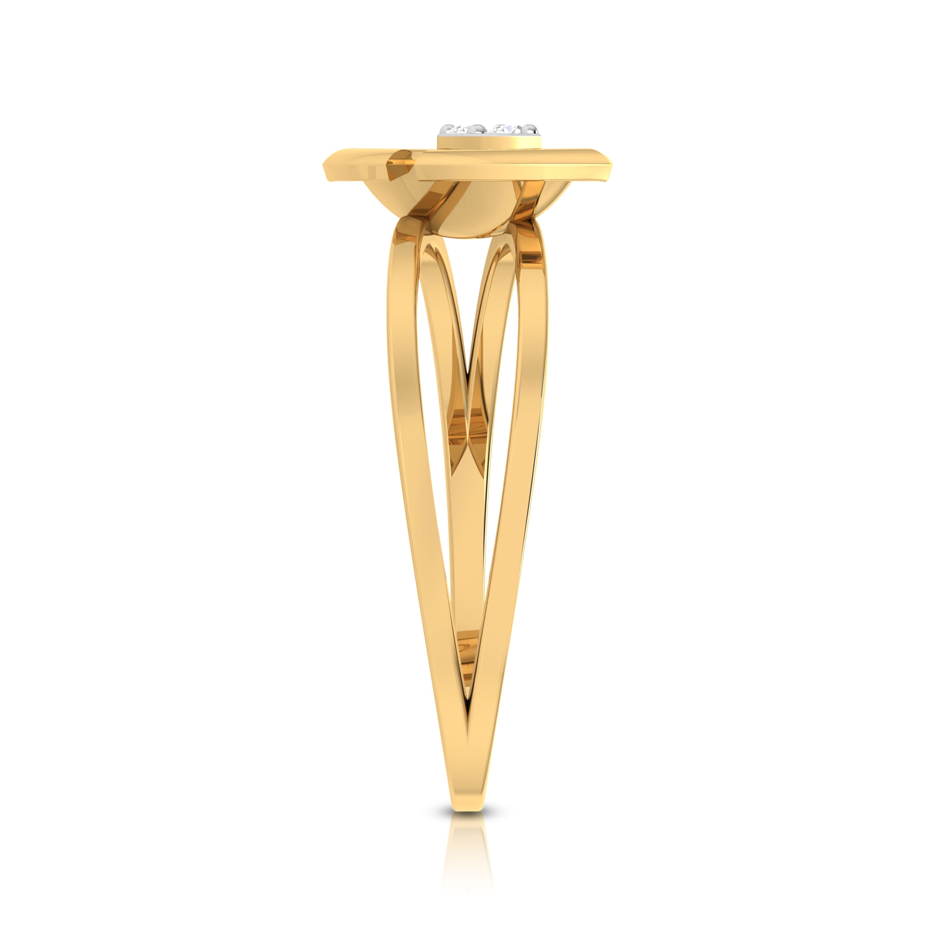 Encase lab grown diamond ring sleek ring Fiona Diamonds