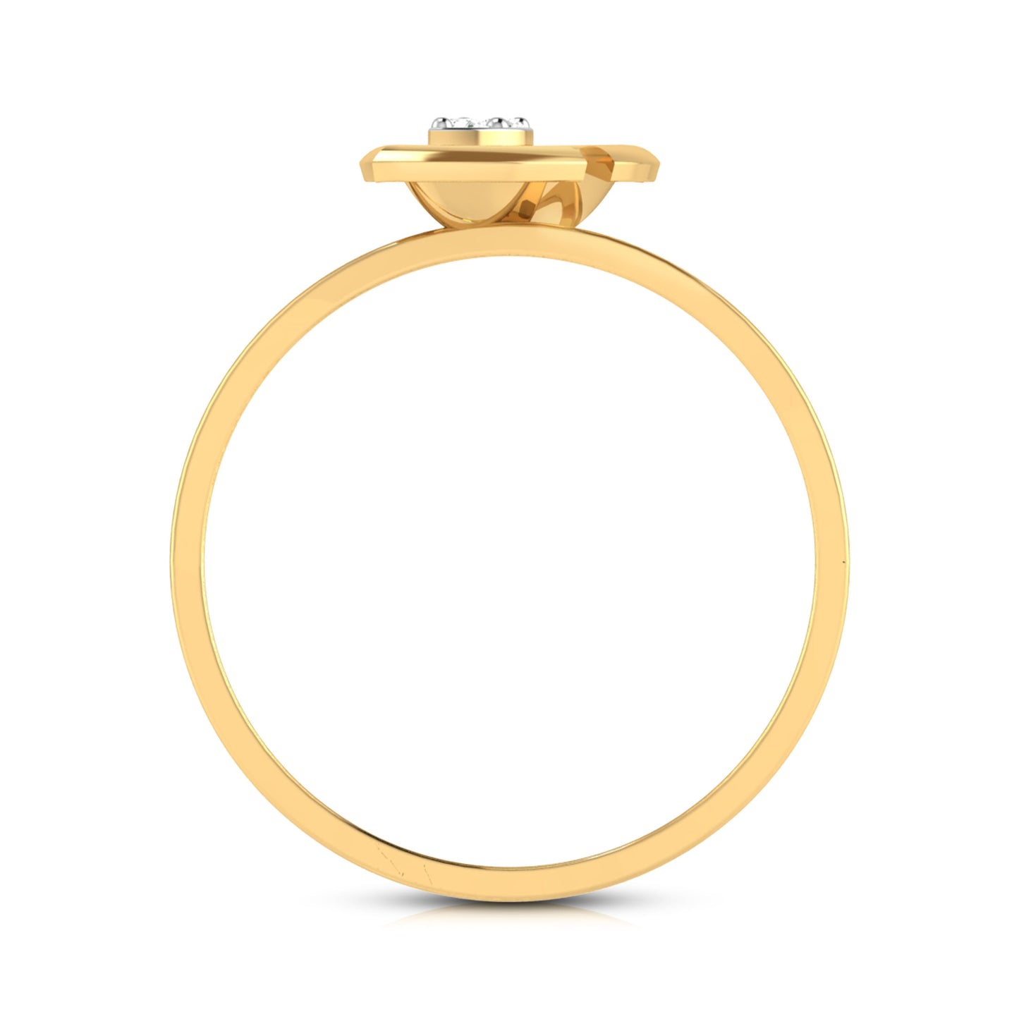 Encase lab grown diamond ring sleek ring Fiona Diamonds