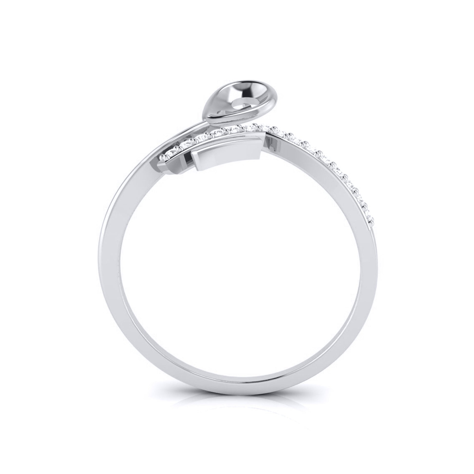 Pelerine lab grown diamond ring simple round ring design Fiona Diamonds