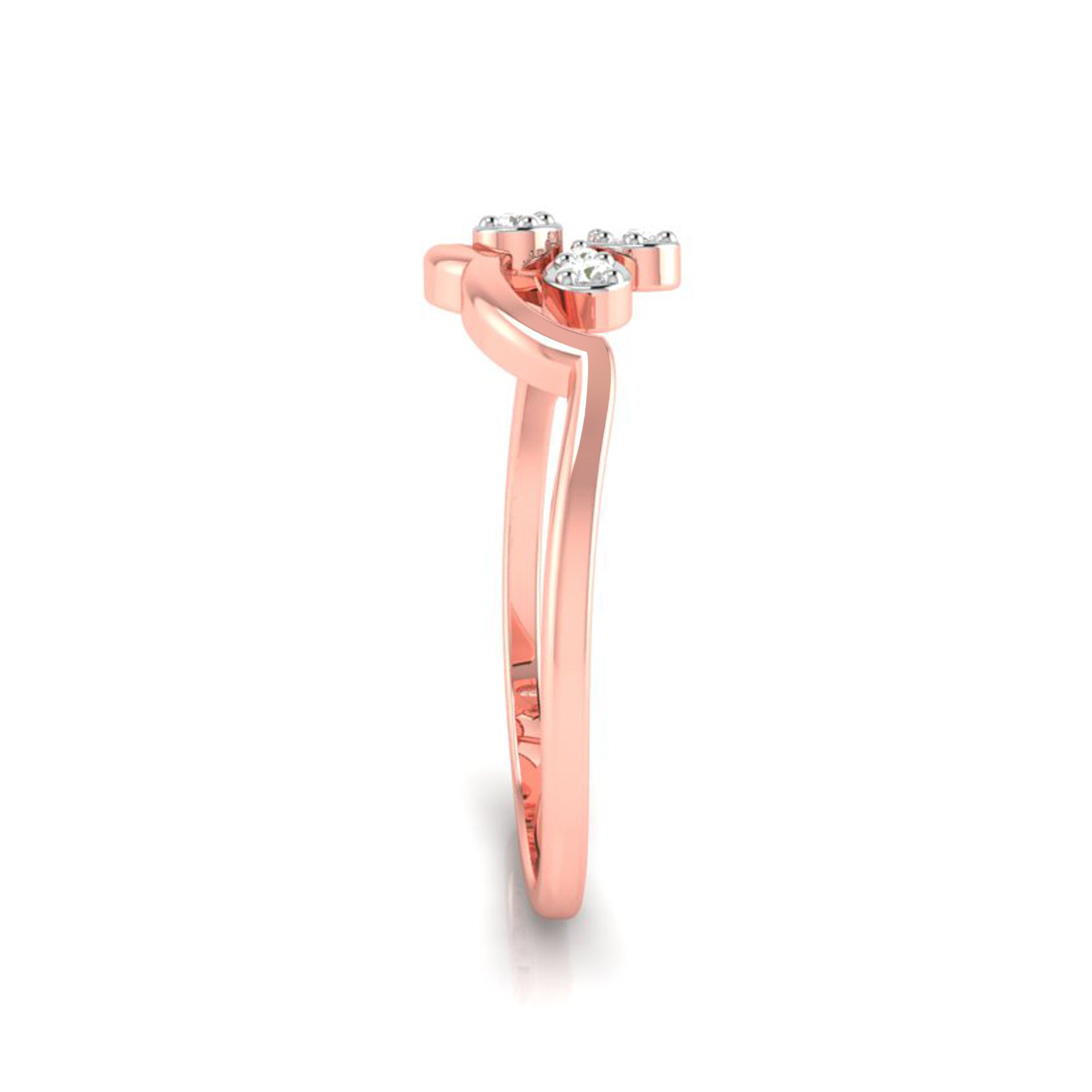 Brine lab grown diamond ring sleek ring Fiona Diamonds