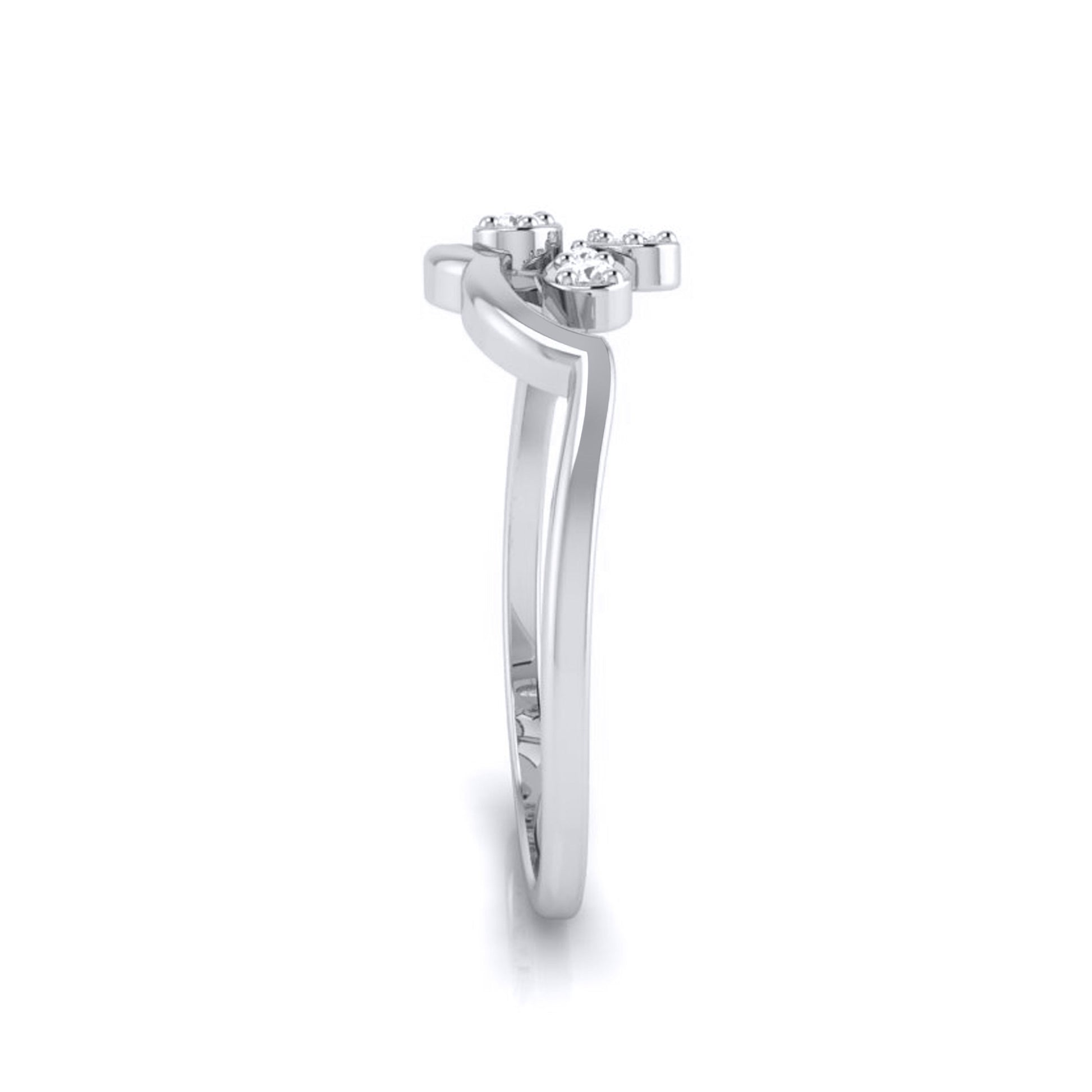 Brine lab grown diamond ring sleek ring Fiona Diamonds