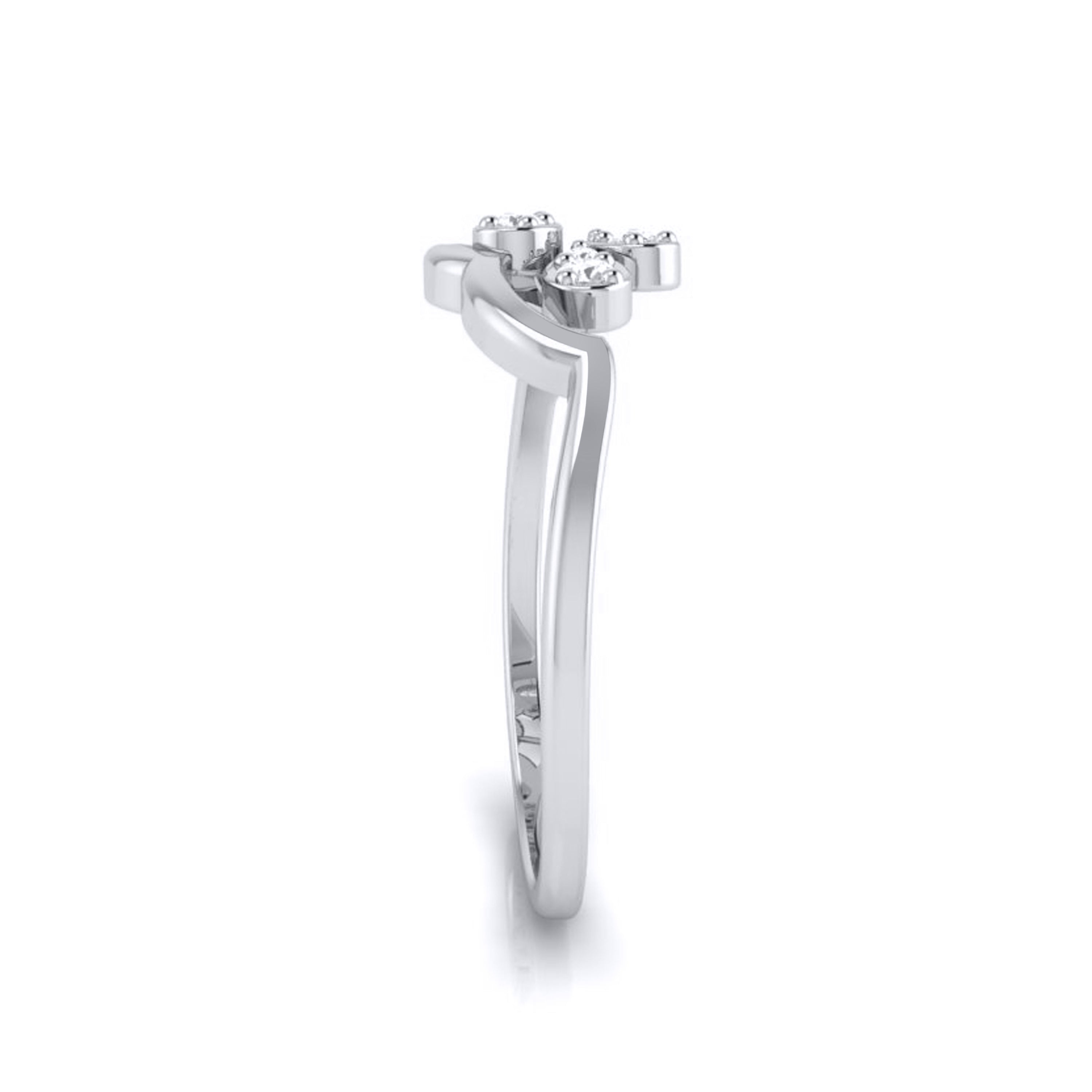 Brine lab grown diamond ring sleek ring Fiona Diamonds