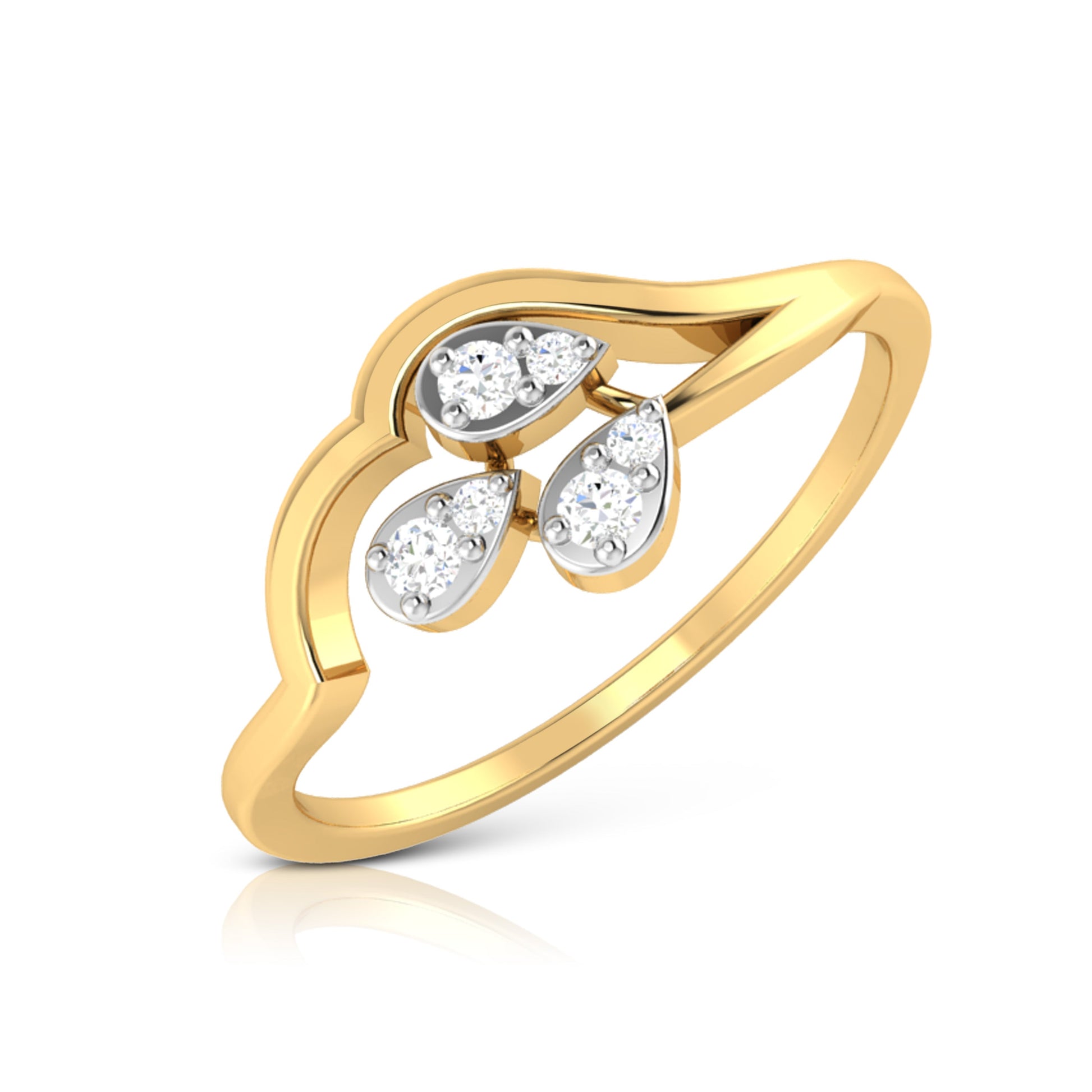 Brine lab grown diamond ring sleek ring Fiona Diamonds