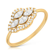 Logenze lab grown diamond ring unique ring design Fiona Diamonds