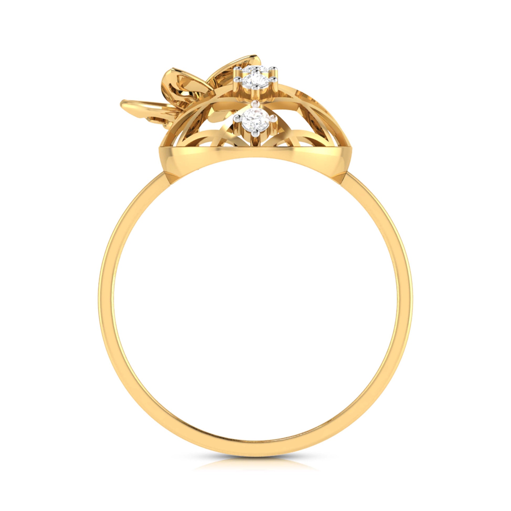Logenze lab grown diamond ring unique ring design Fiona Diamonds