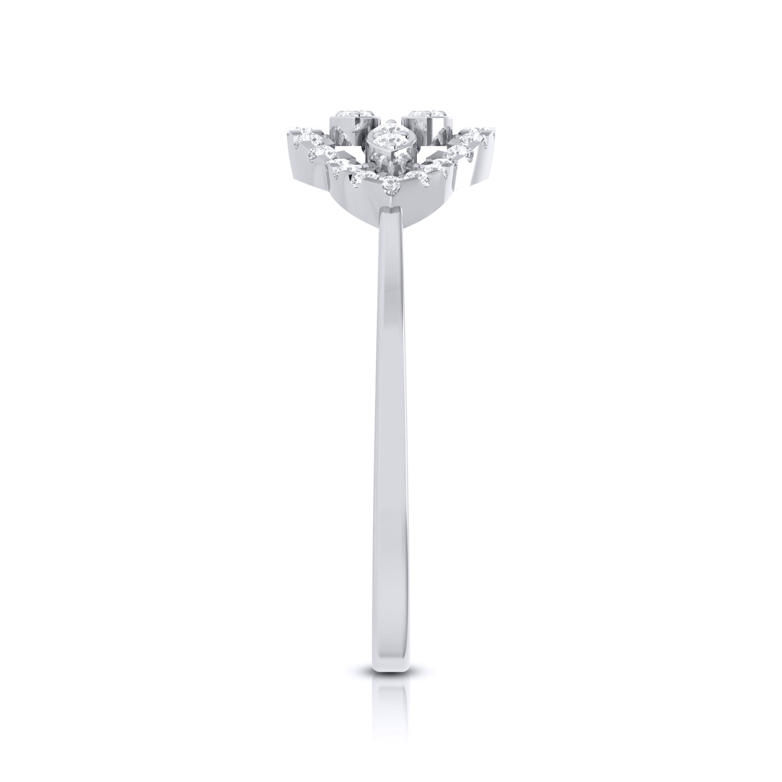 Logenze lab grown diamond ring unique ring design Fiona Diamonds
