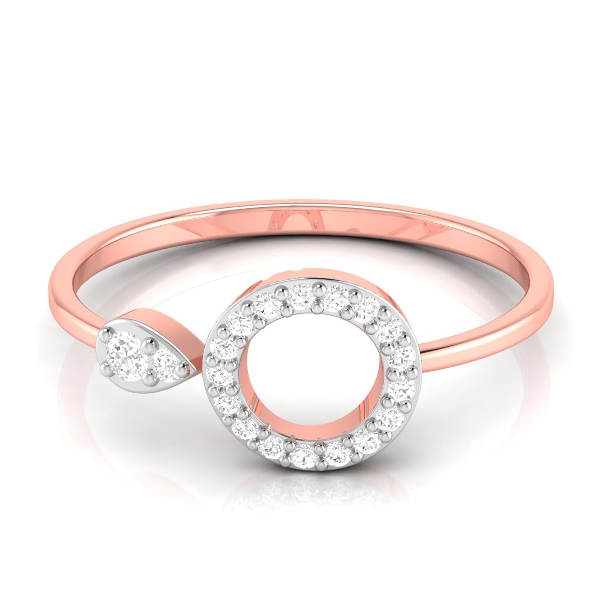 Coalition lab grown diamond ring simple round ring design Fiona Diamonds