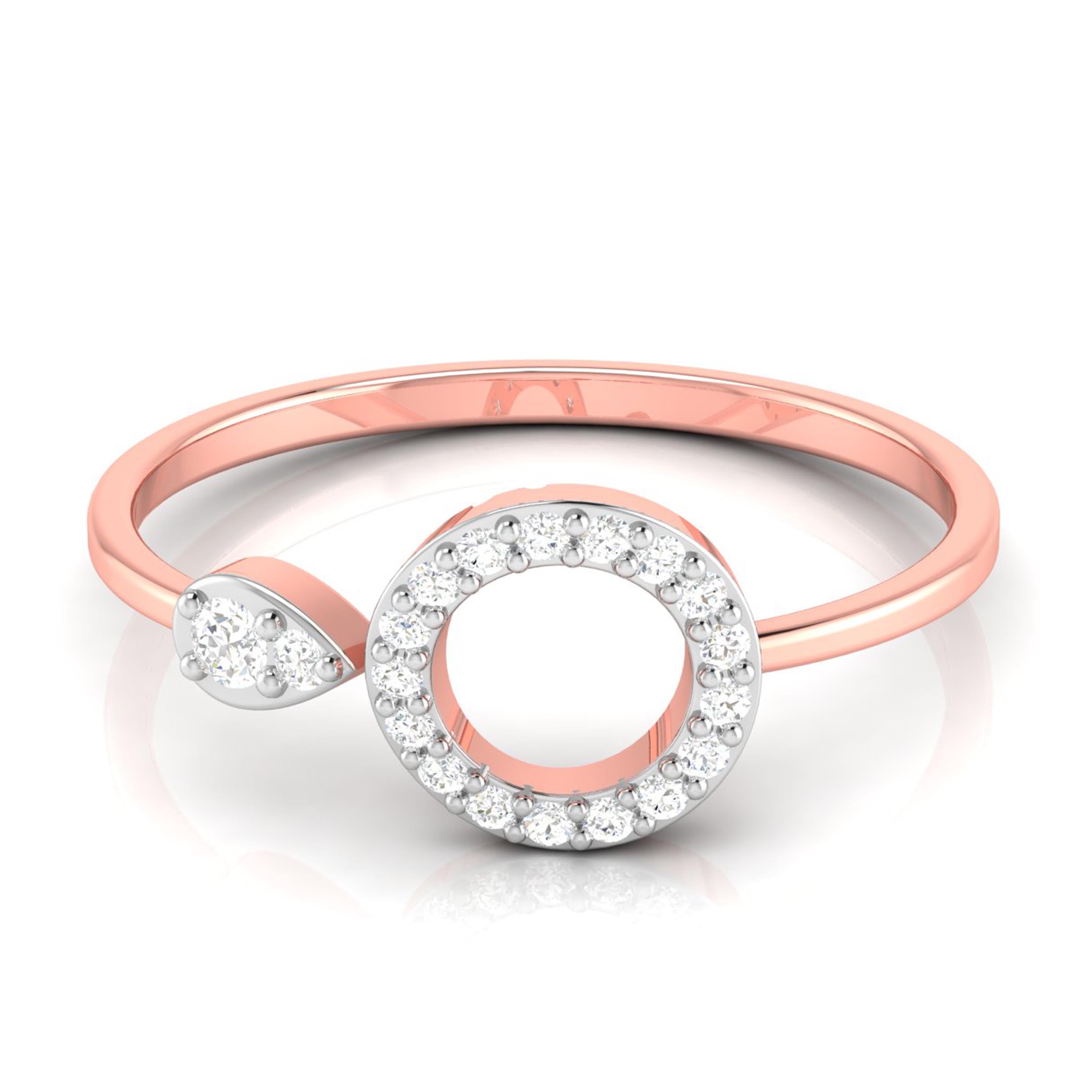 Coalition lab grown diamond ring simple round ring design Fiona Diamonds
