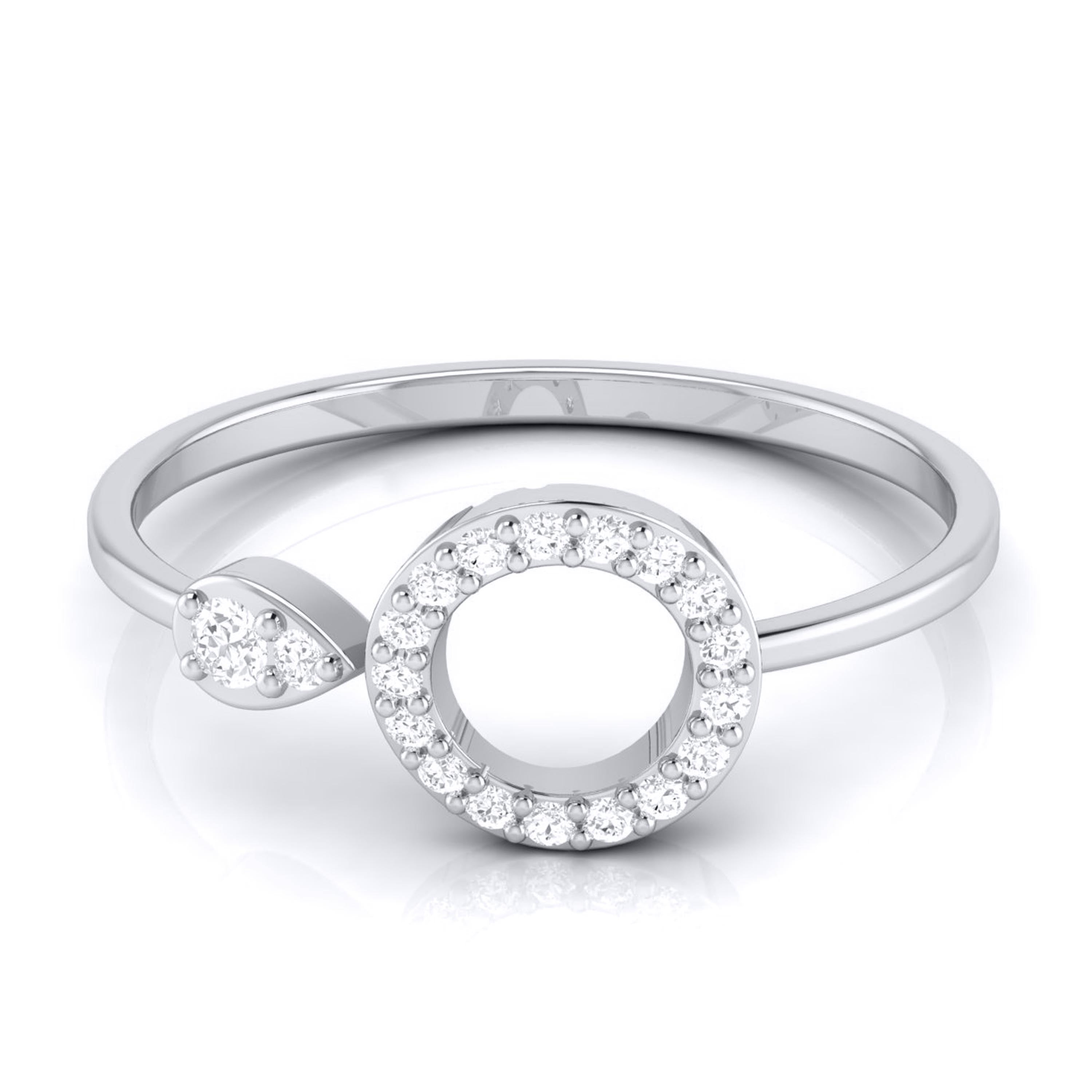 Coalition lab grown diamond ring simple round ring design Fiona Diamonds