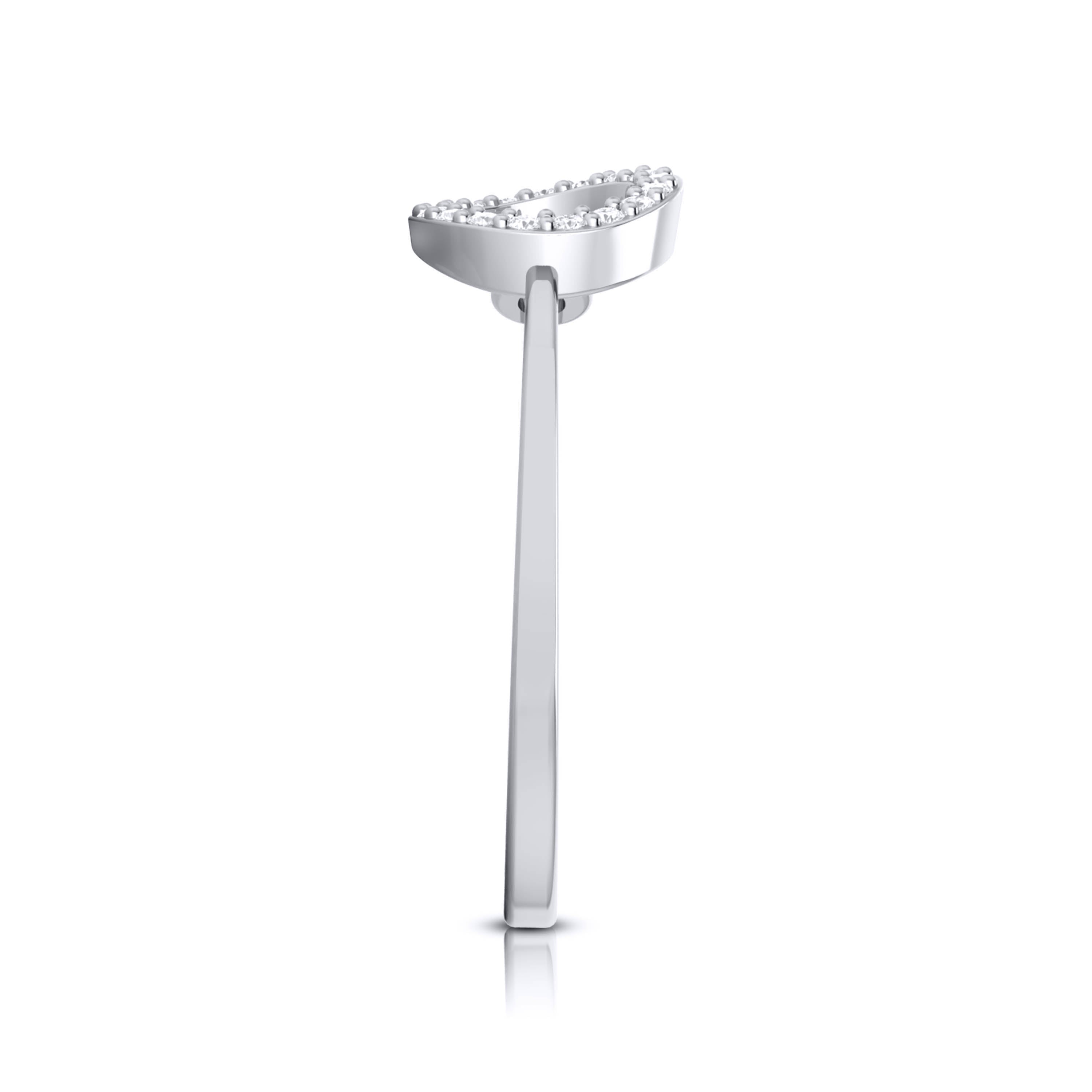 Coalition lab grown diamond ring simple round ring design Fiona Diamonds