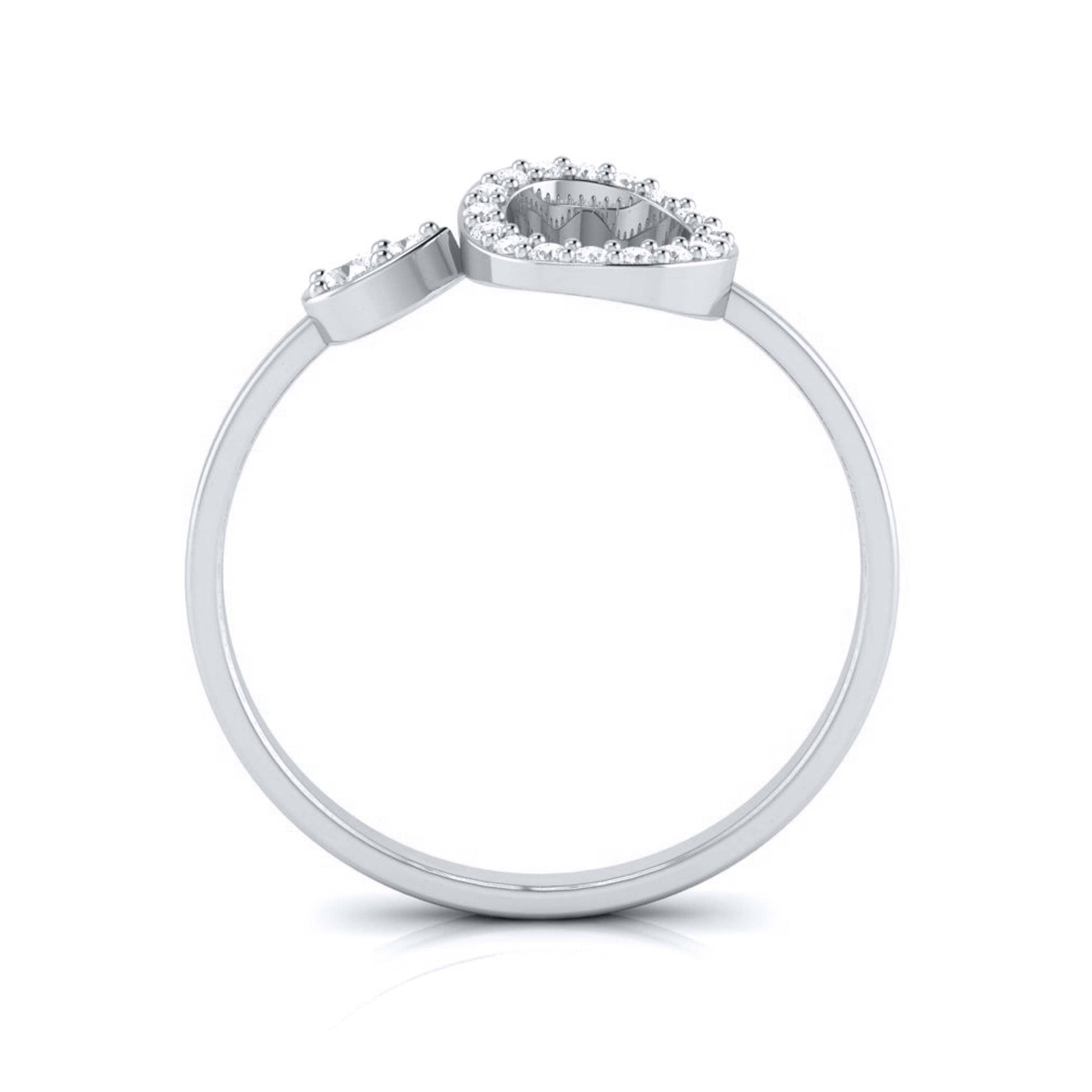 Coalition lab grown diamond ring simple round ring design Fiona Diamonds