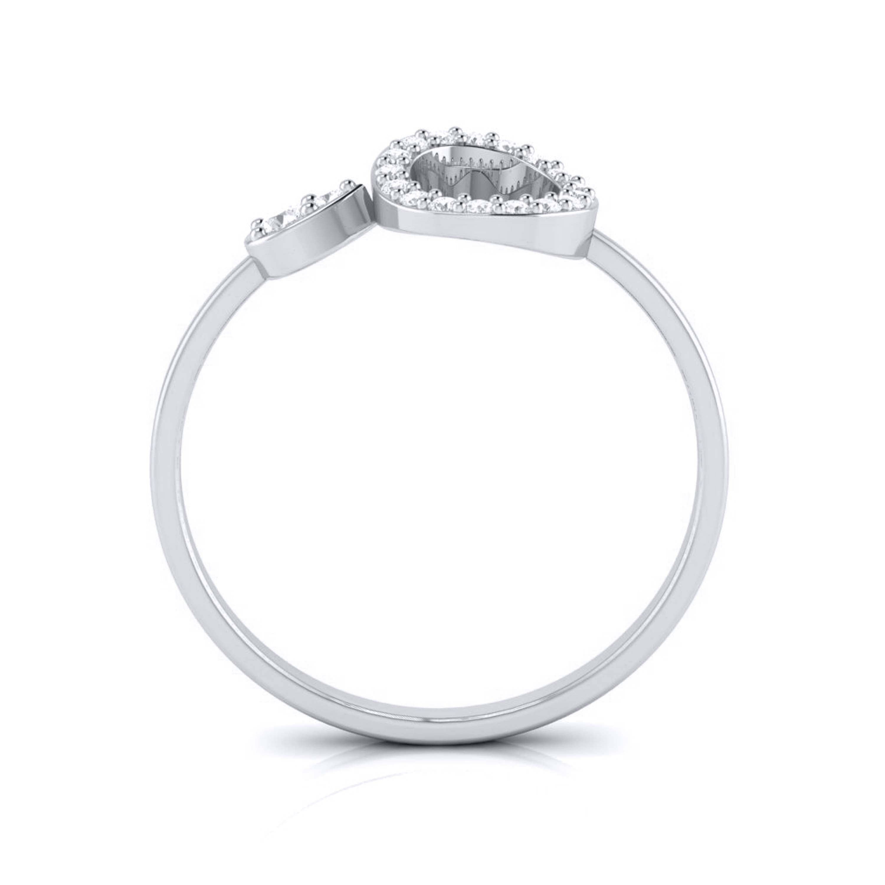 Coalition lab grown diamond ring simple round ring design Fiona Diamonds